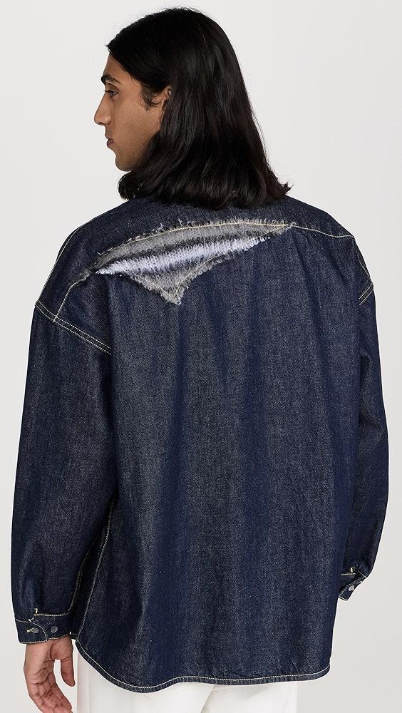 Marni Patchwork Denim Overshirt | Shopbop Product Image