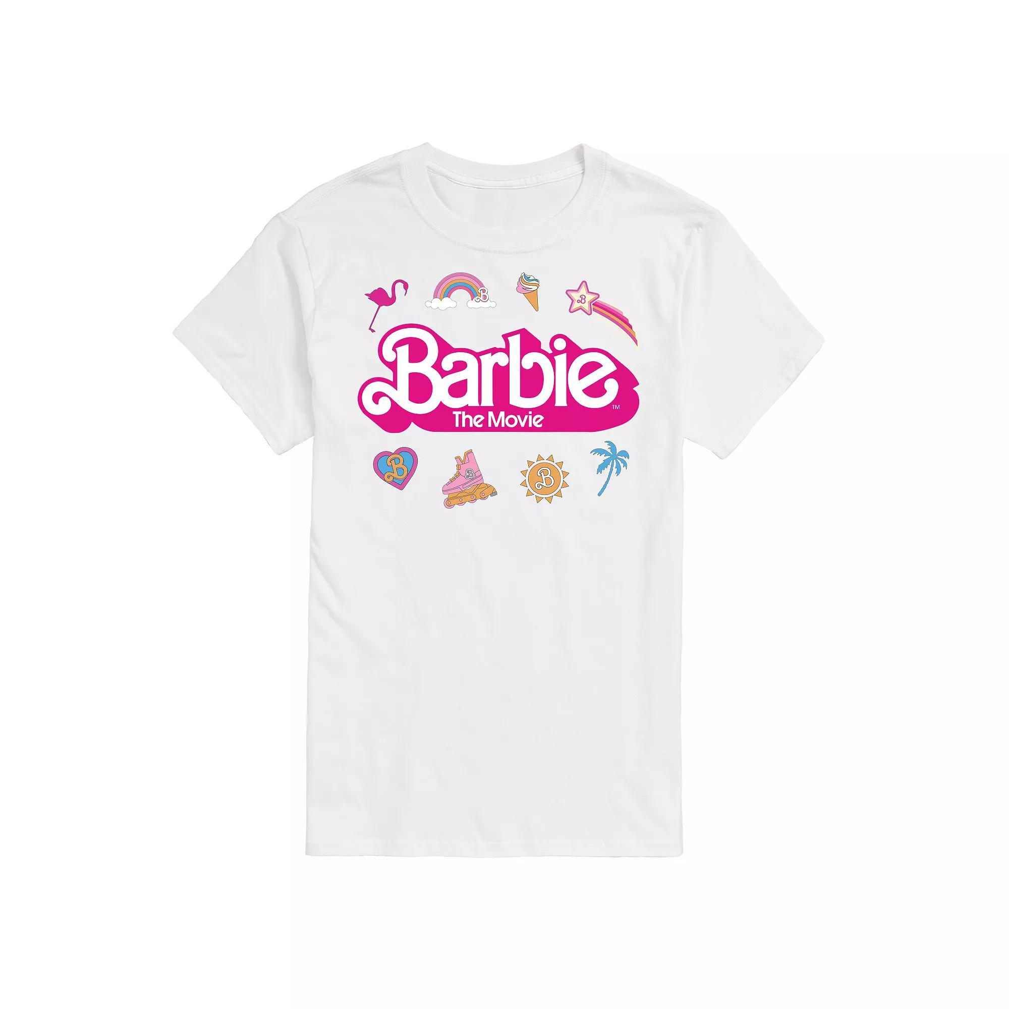 Big & Tall Barbie The Movie Theatrical Movie Logo Graphic Tee, Mens Product Image