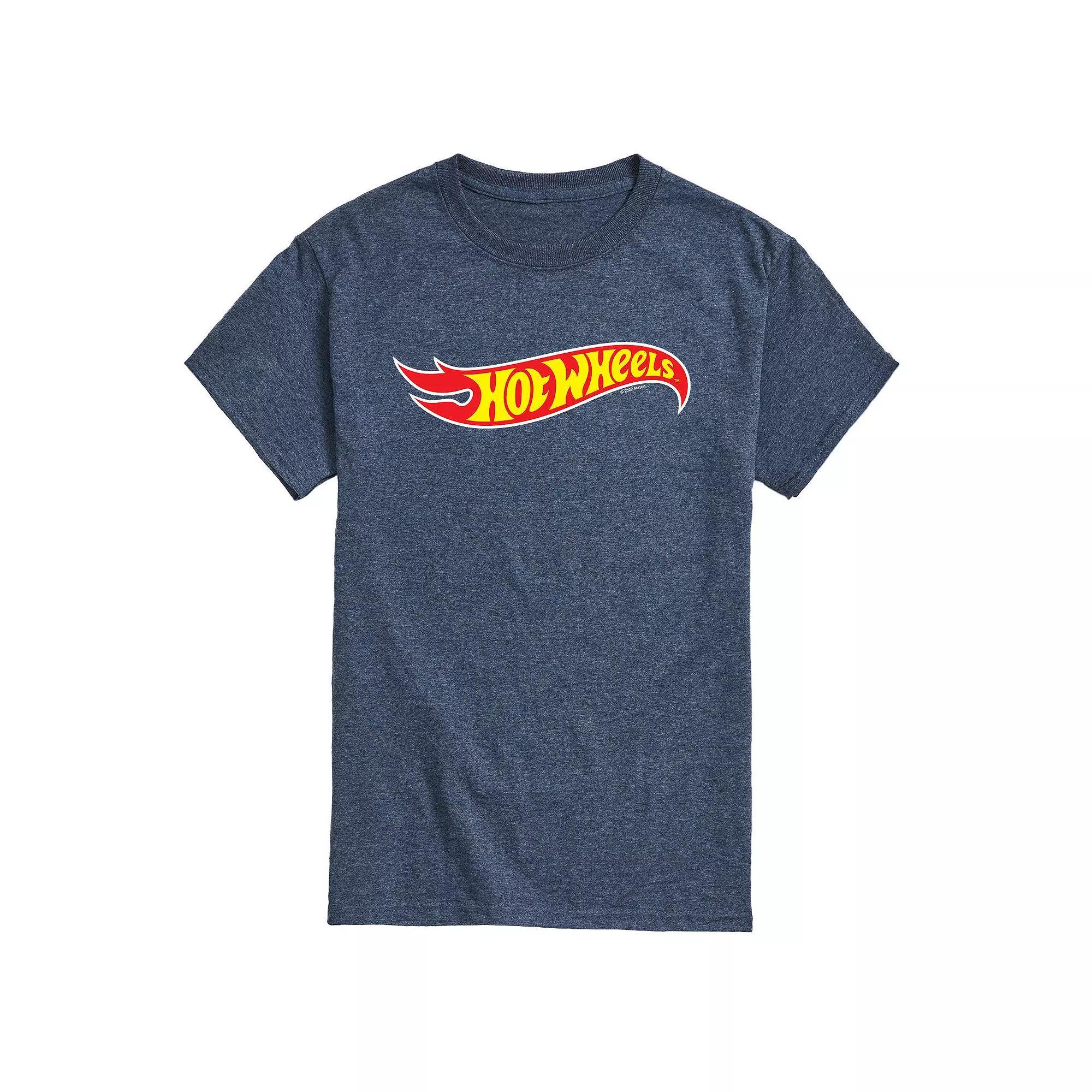 Men's Hot Wheels Logo Tee, Size: XXL, Blue Product Image