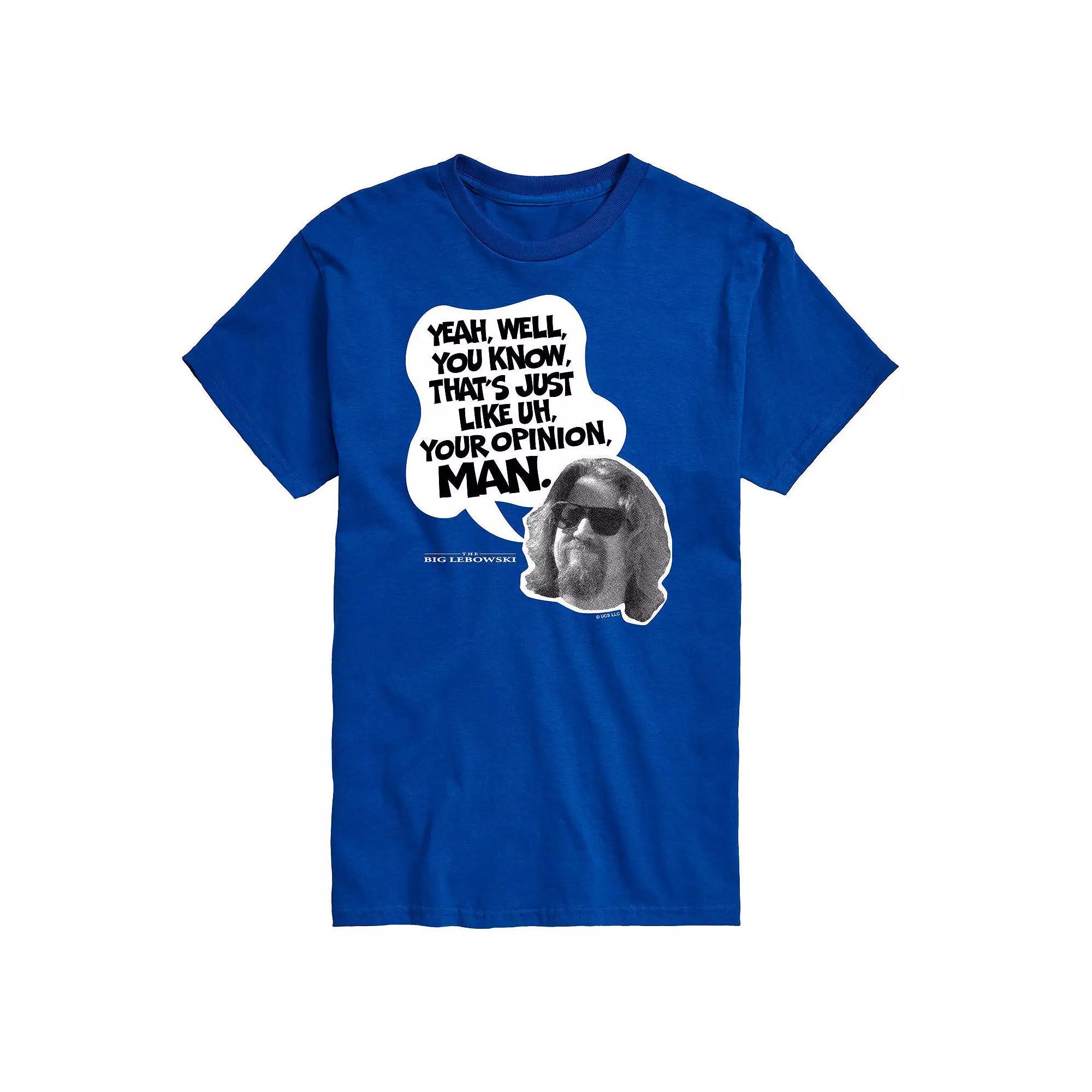 Big & Tall The Big Lebowski Your Opinion Man, Men's, Size: XL Tall, Royal Blue Product Image
