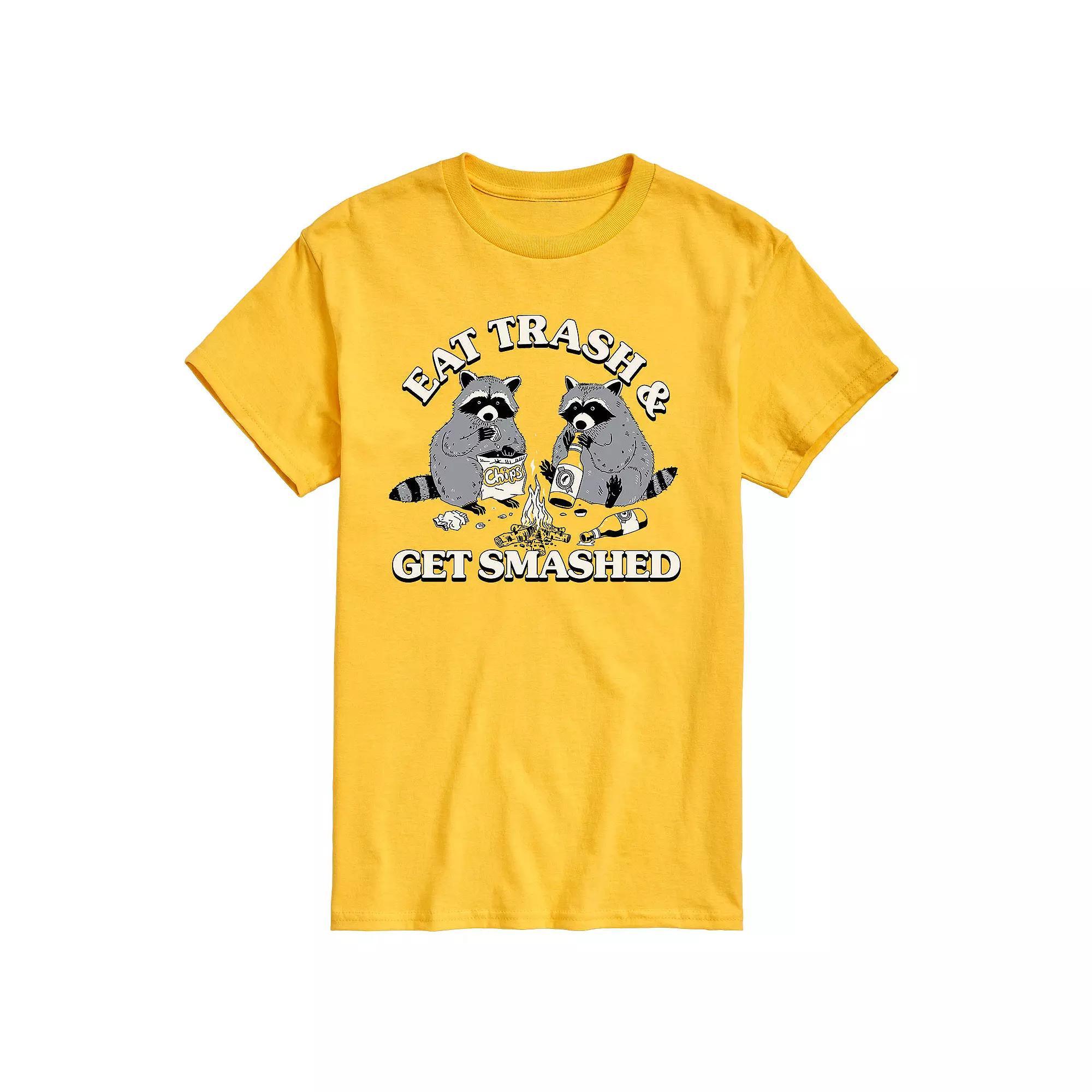 Mens Eat Trash Get Smashed Graphic Tee Product Image