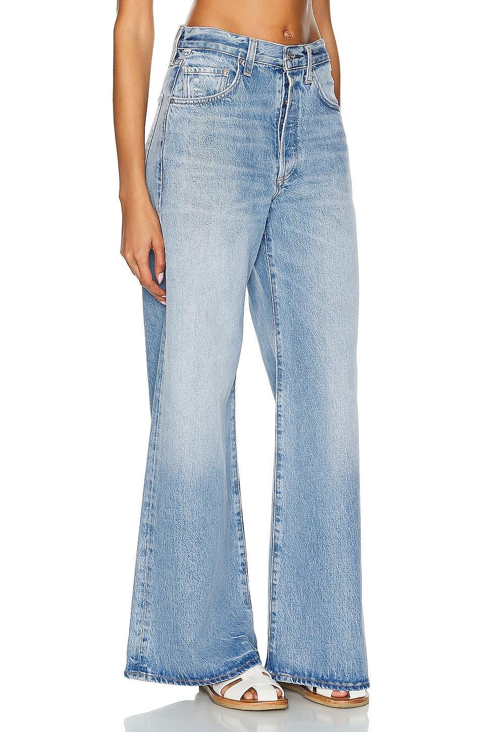 Citizens of Humanity Beverly Slouch Boot in Blue Product Image
