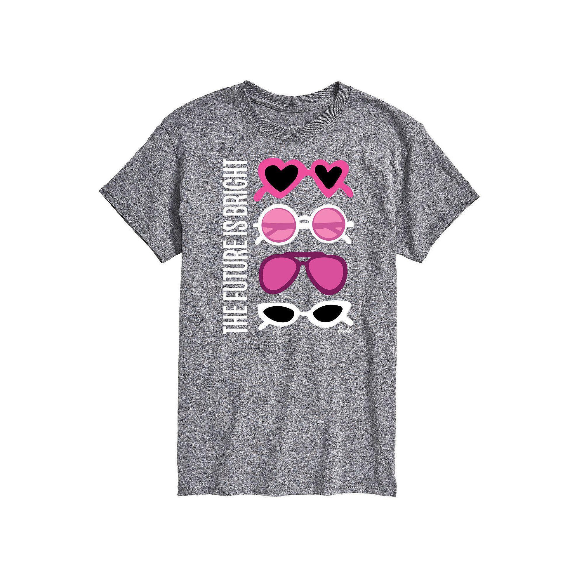 Big & Tall Barbie The Future Is Bright Graphic Tee, Mens Blue Product Image