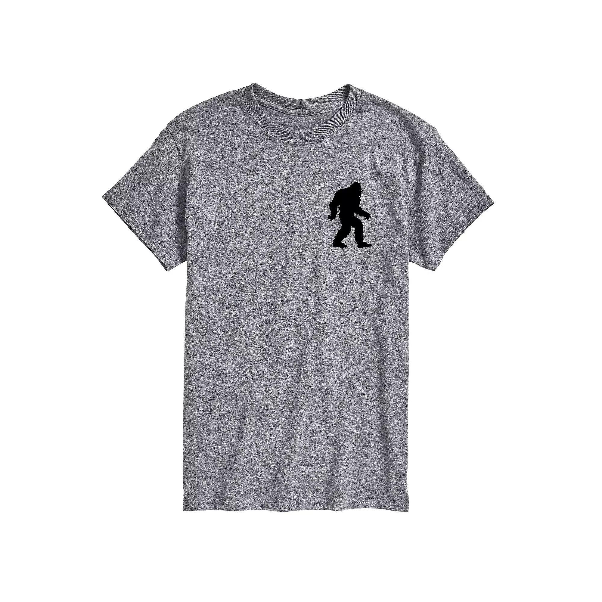 Big & Tall Sasquatch Silhouette Graphic Tee, Mens Product Image
