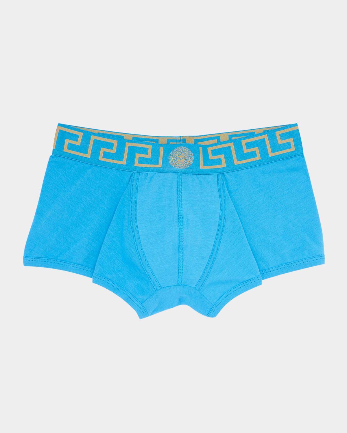 Men's Organic Stretch Cotton Greek Key Boxer Briefs Product Image