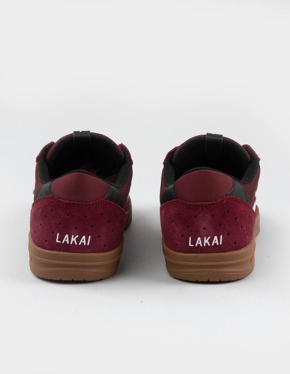 LAKAI Atlantic Mens Shoes - BURGUNDY Product Image