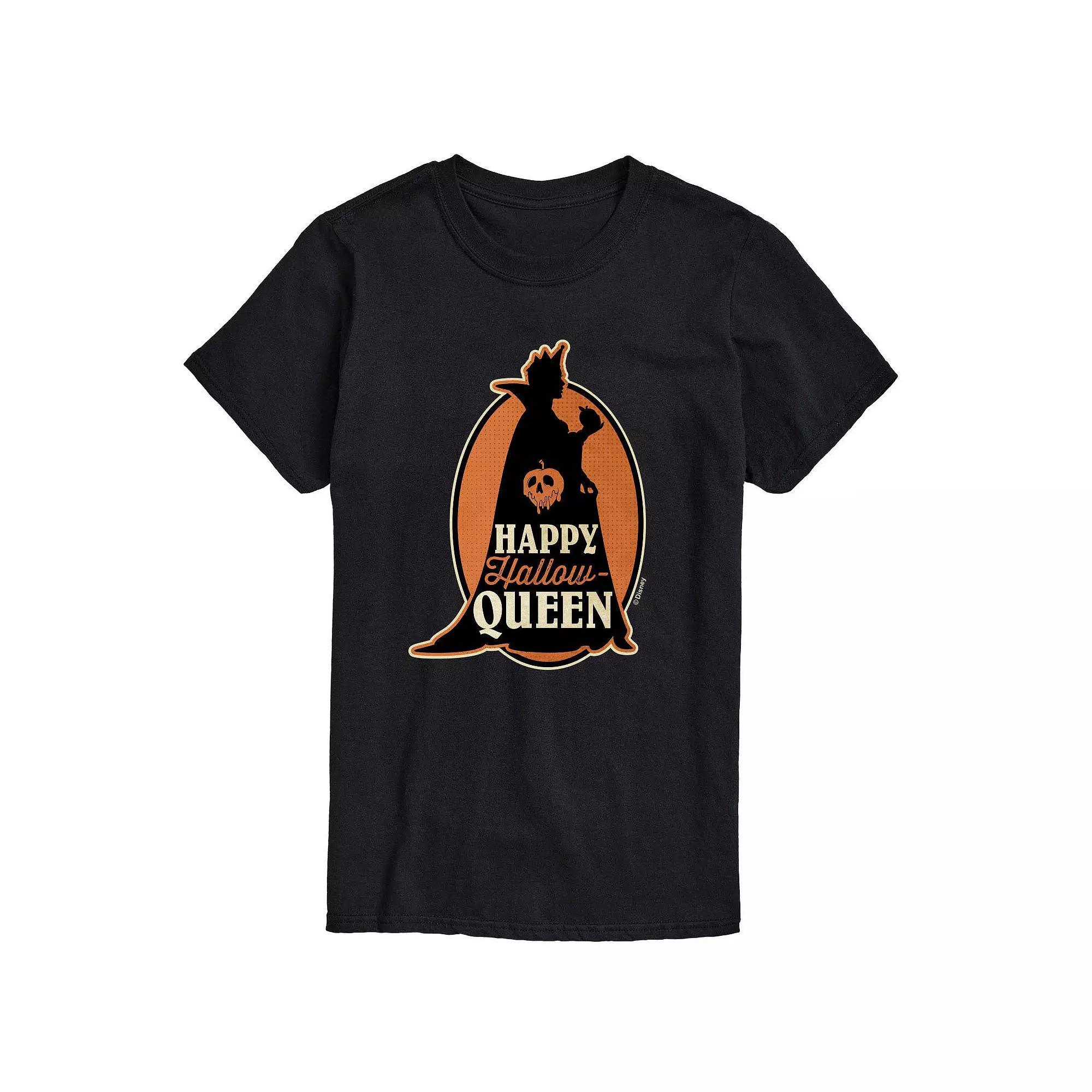 Disneys Villains Big & Tall Happy Hallow-Queen Graphic Tee, Mens Product Image