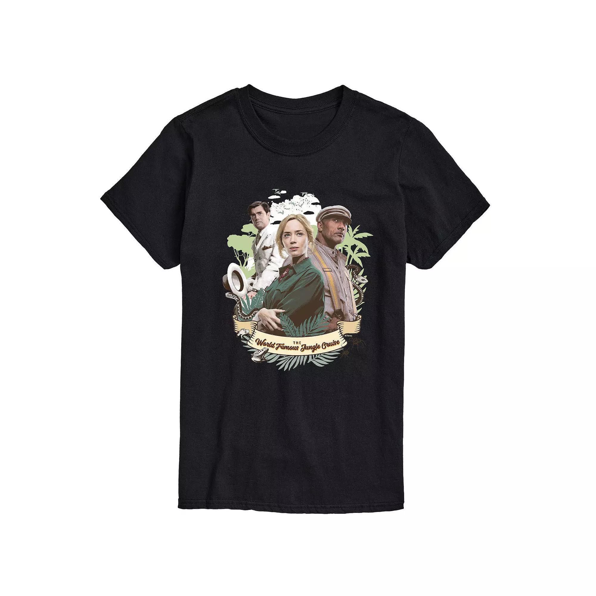 Disneys Jungle Cruise Big & Tall Poster Graphic Tee, Mens Product Image
