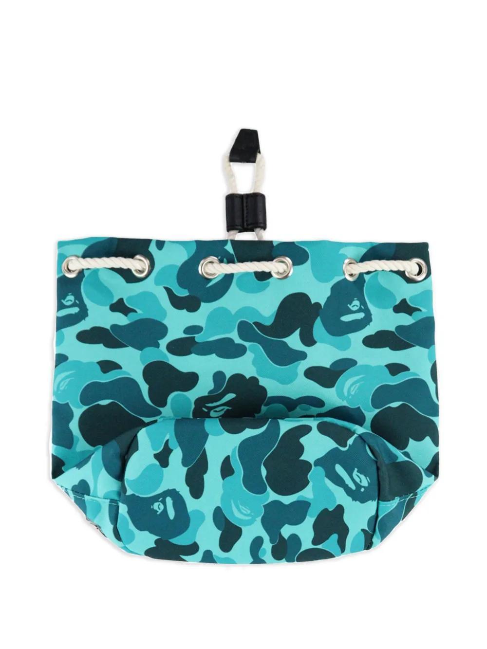 x BAPE camouflage-print bucket bag Product Image