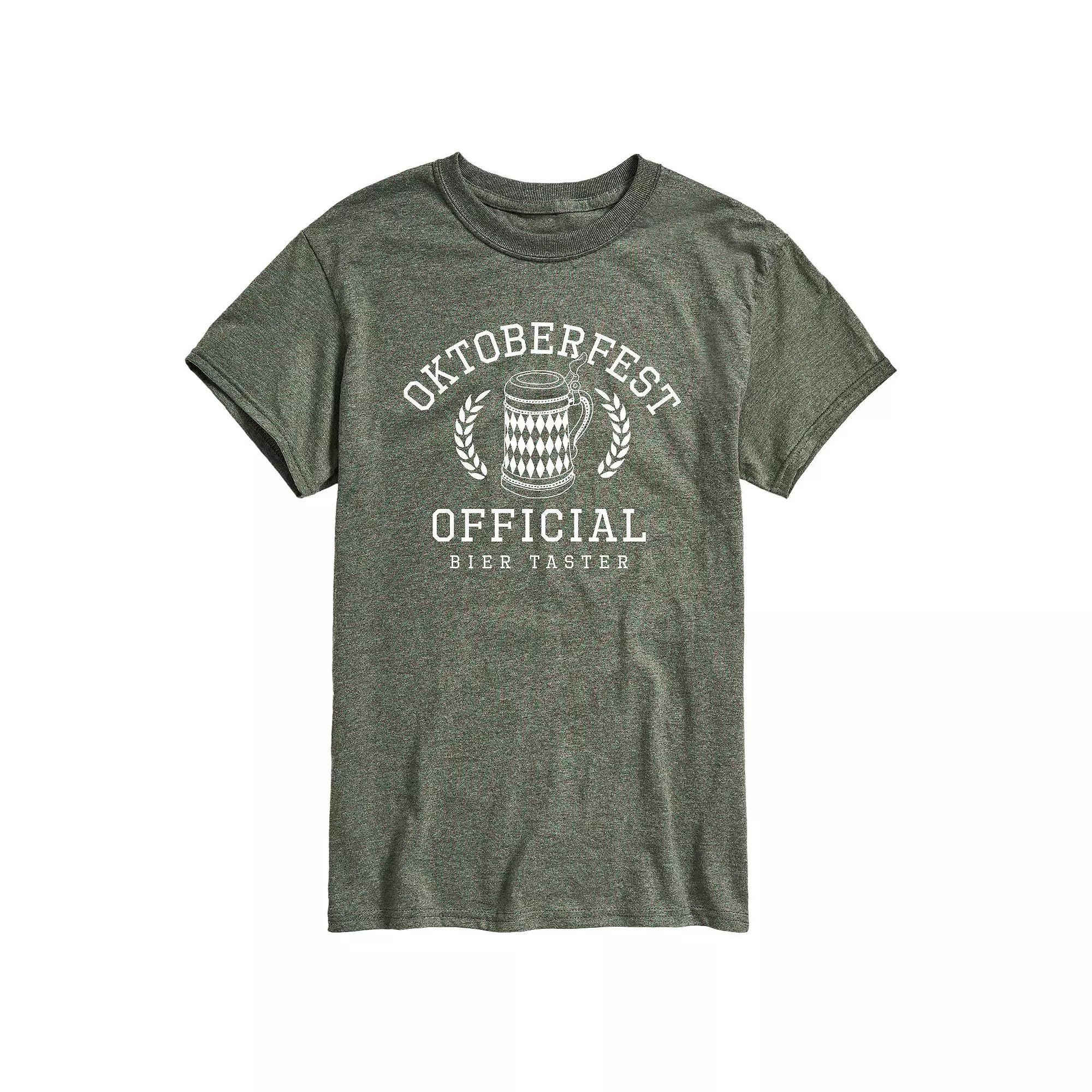 Mens Oktoberfest Official Bier Taster Tee Product Image