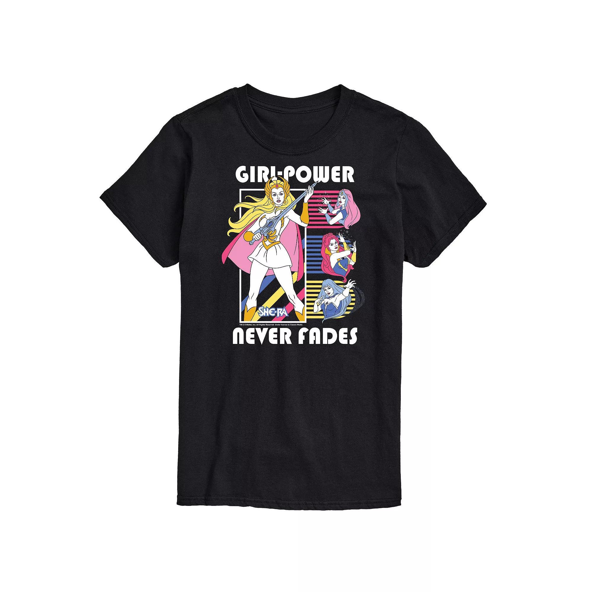 Mens SheRa Girl Power Never Fades Graphic Tee Product Image