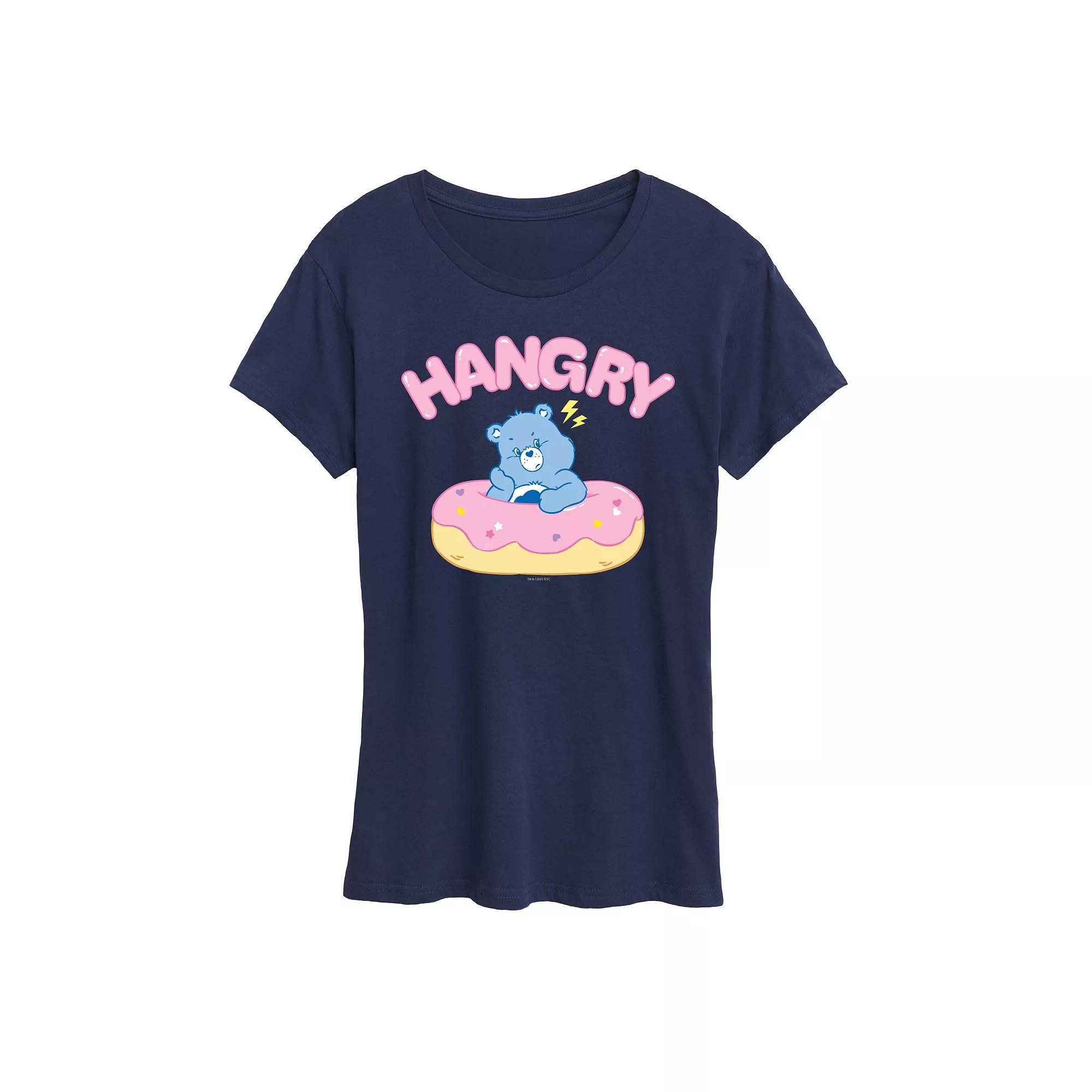 Womens Care Bears Hangry With Donut Graphic Tee Product Image