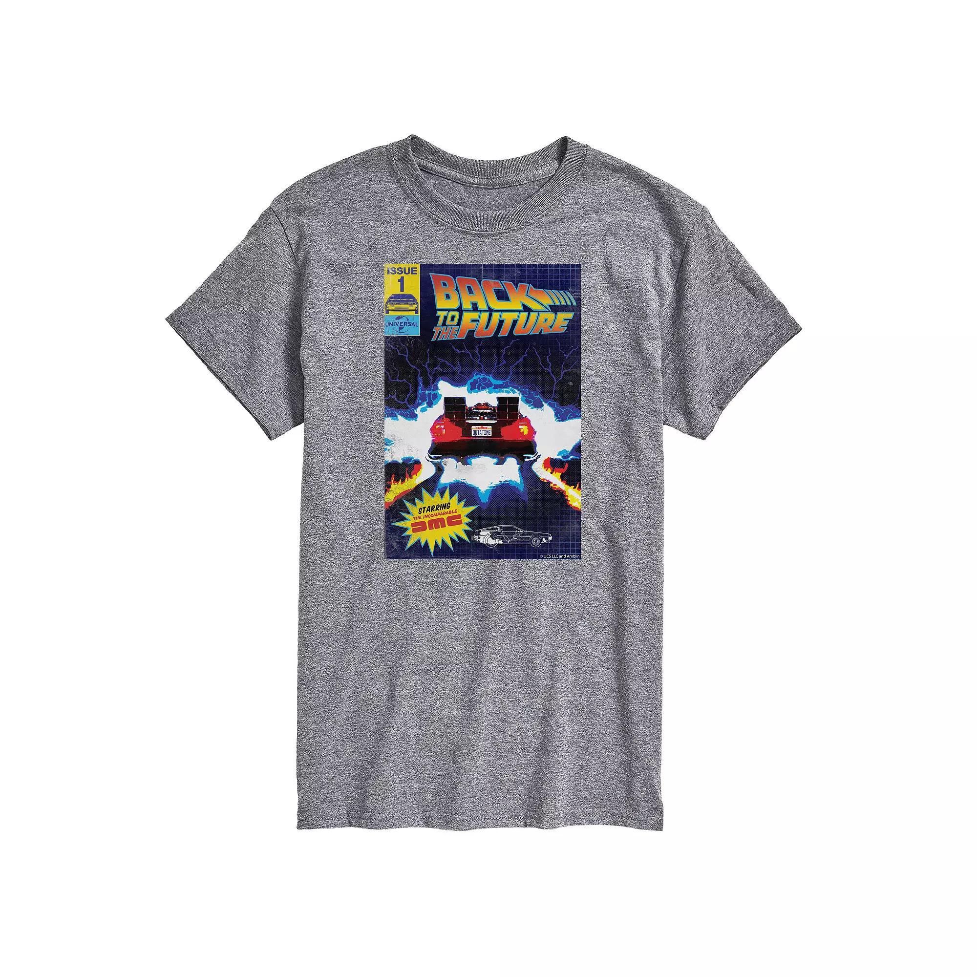 Big & Tall Back to the Future Retro Comic Graphic Tee, Mens Product Image