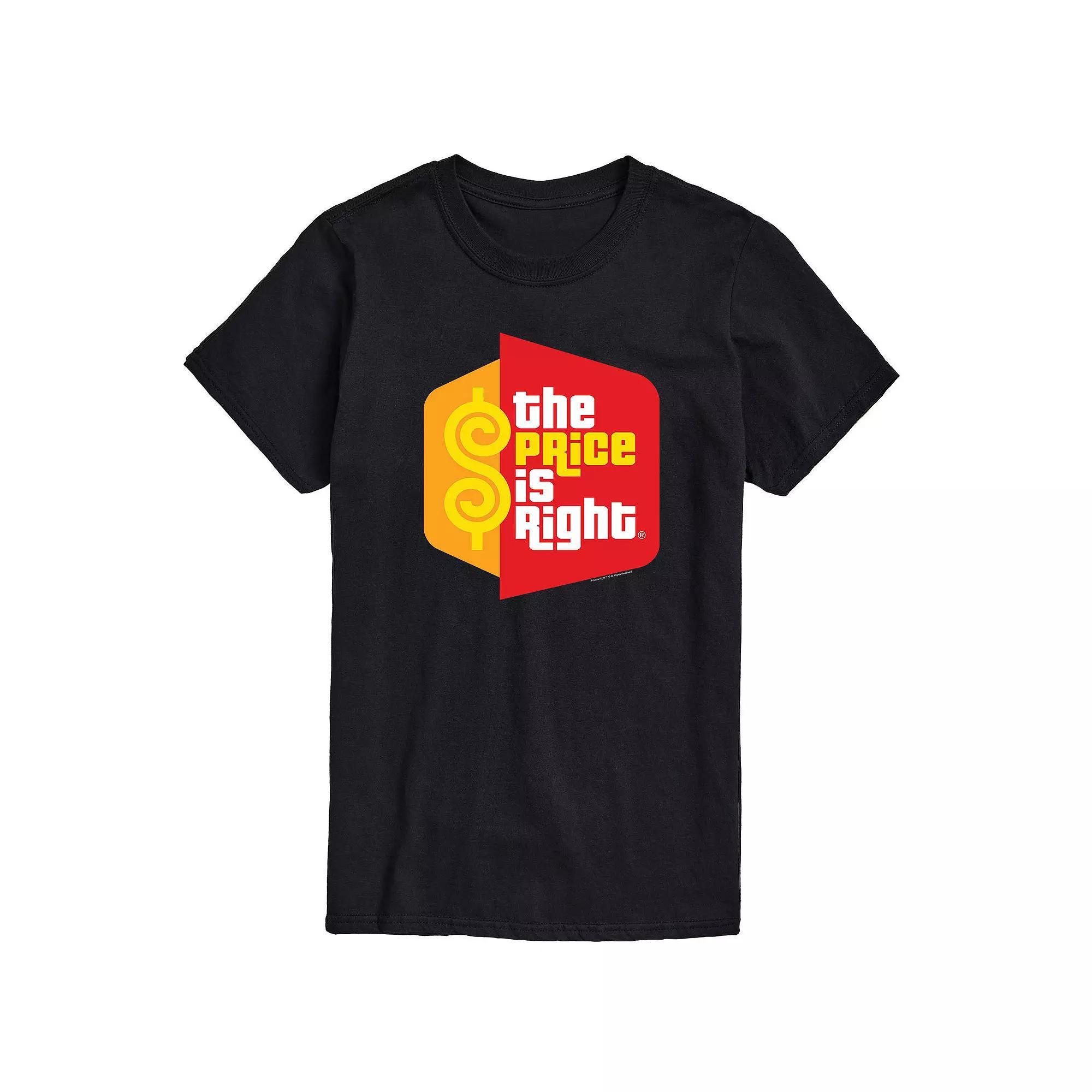 Men's The Price Is Right Logo Tee, Size: Large, Black Product Image