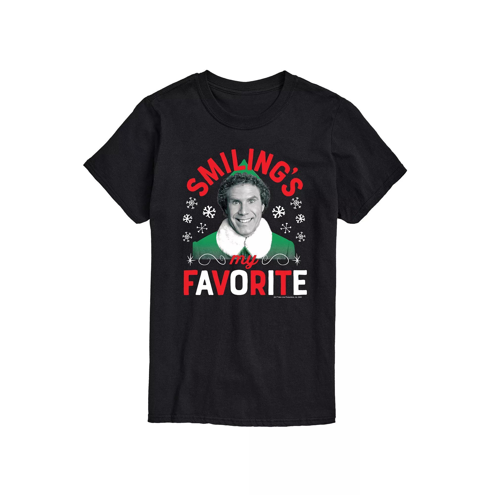 Mens Elf Smilings My Favorite Tee Product Image