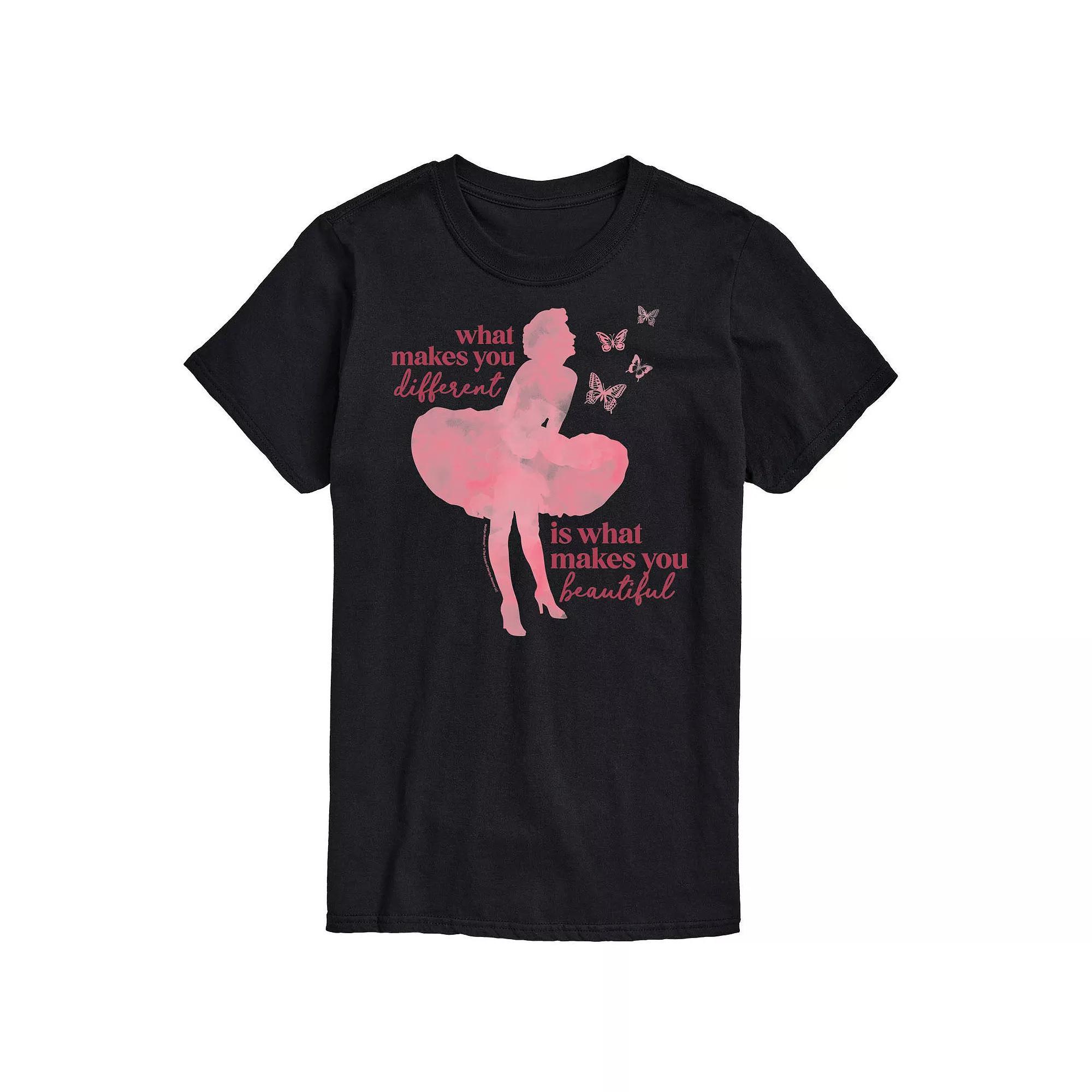 Mens Marilyn Monroe Makes You Beautiful Tee Product Image