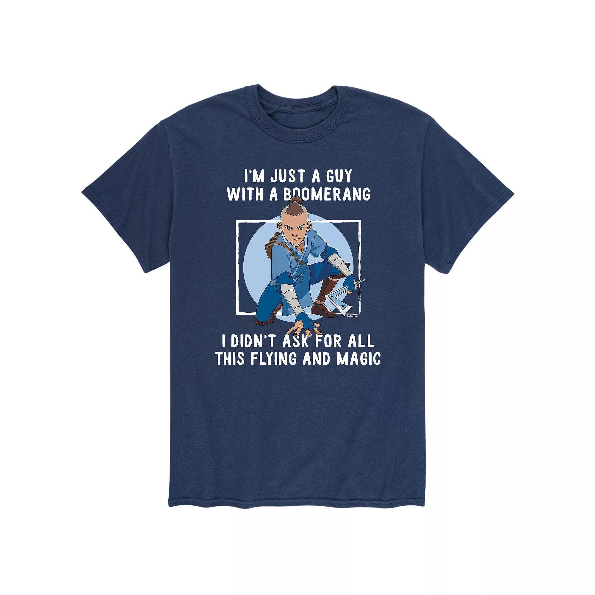 Big & Tall Avatar The Last Airbender Just A Guy Graphic Tee, Mens Product Image