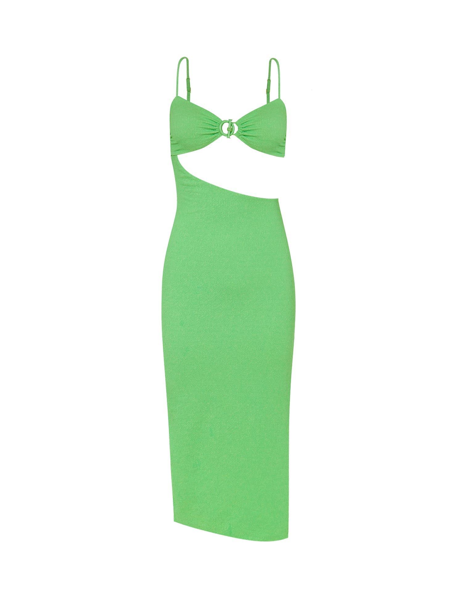 Firenze Kelly Detail Midi Dress (Exchange Only) - Seaside Product Image