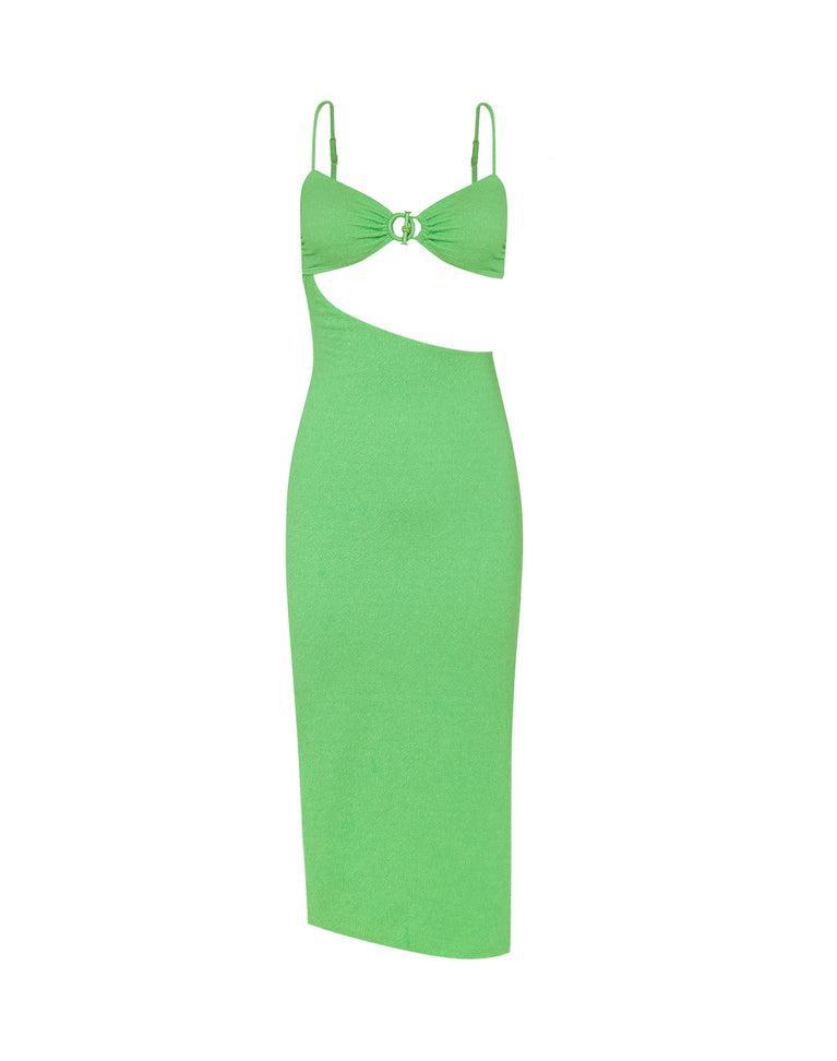 Firenze Kelly Detail Midi Dress (Exchange Only) - Seaside Product Image