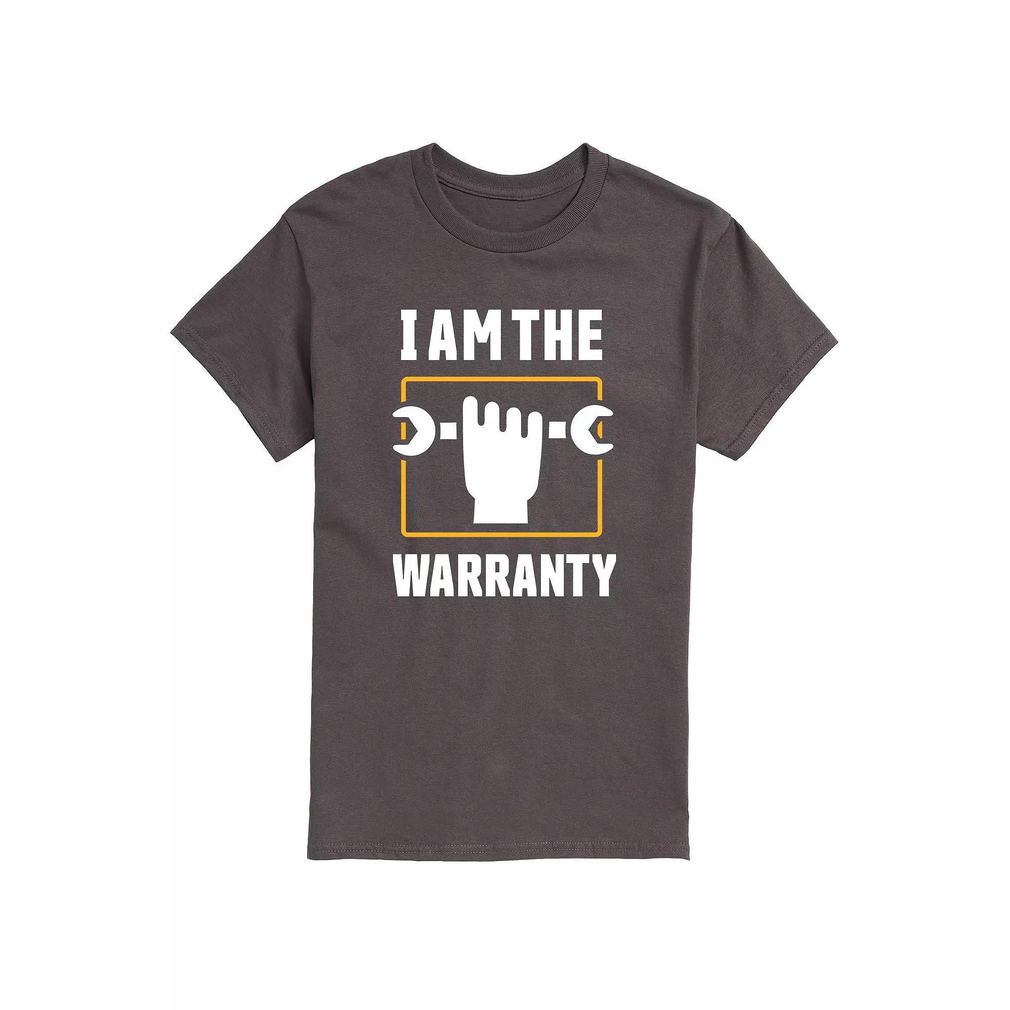 Mens I Am The Warranty Tee Grey Product Image