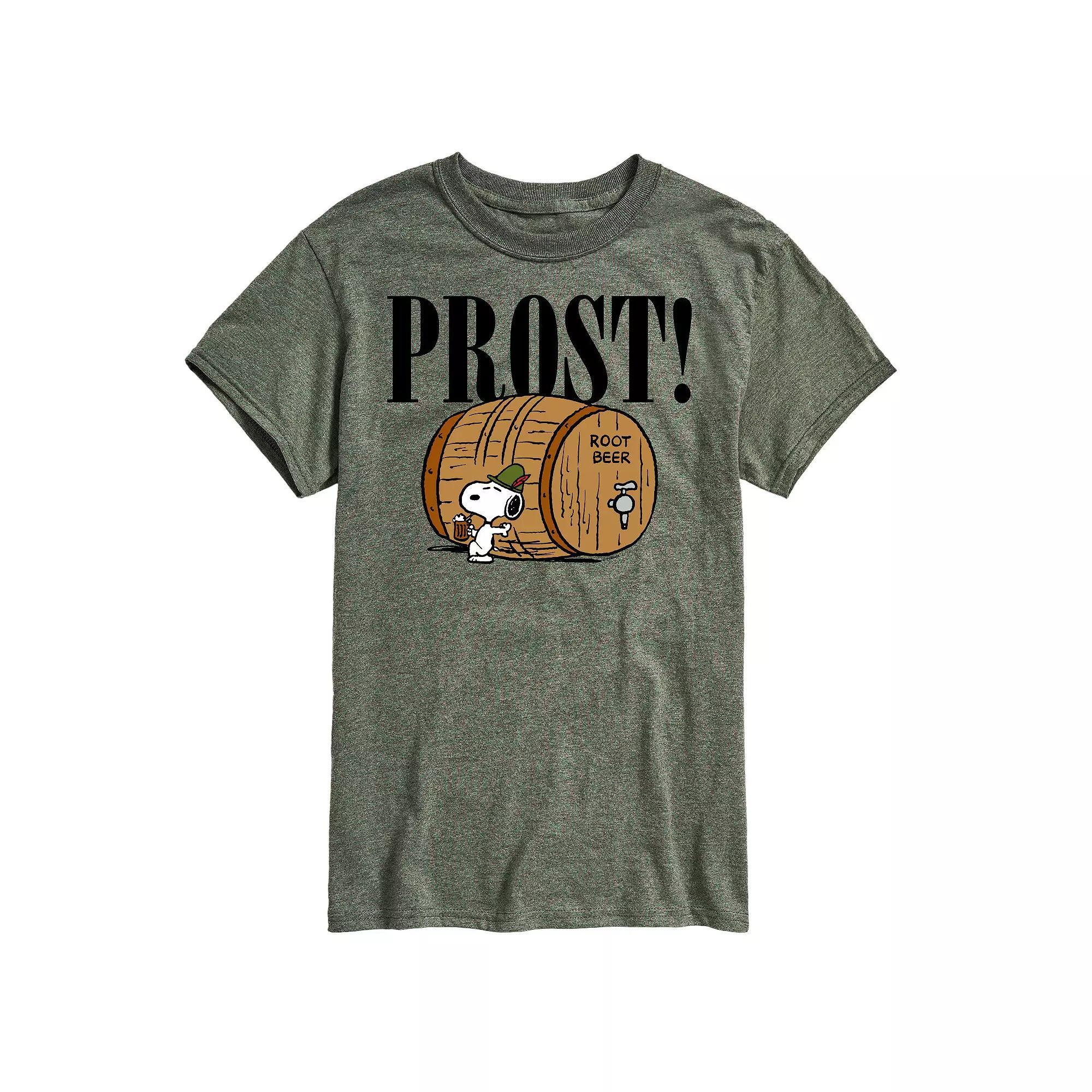 Mens Peanuts Prost! Snoopy Root Beer Graphic Tee Product Image
