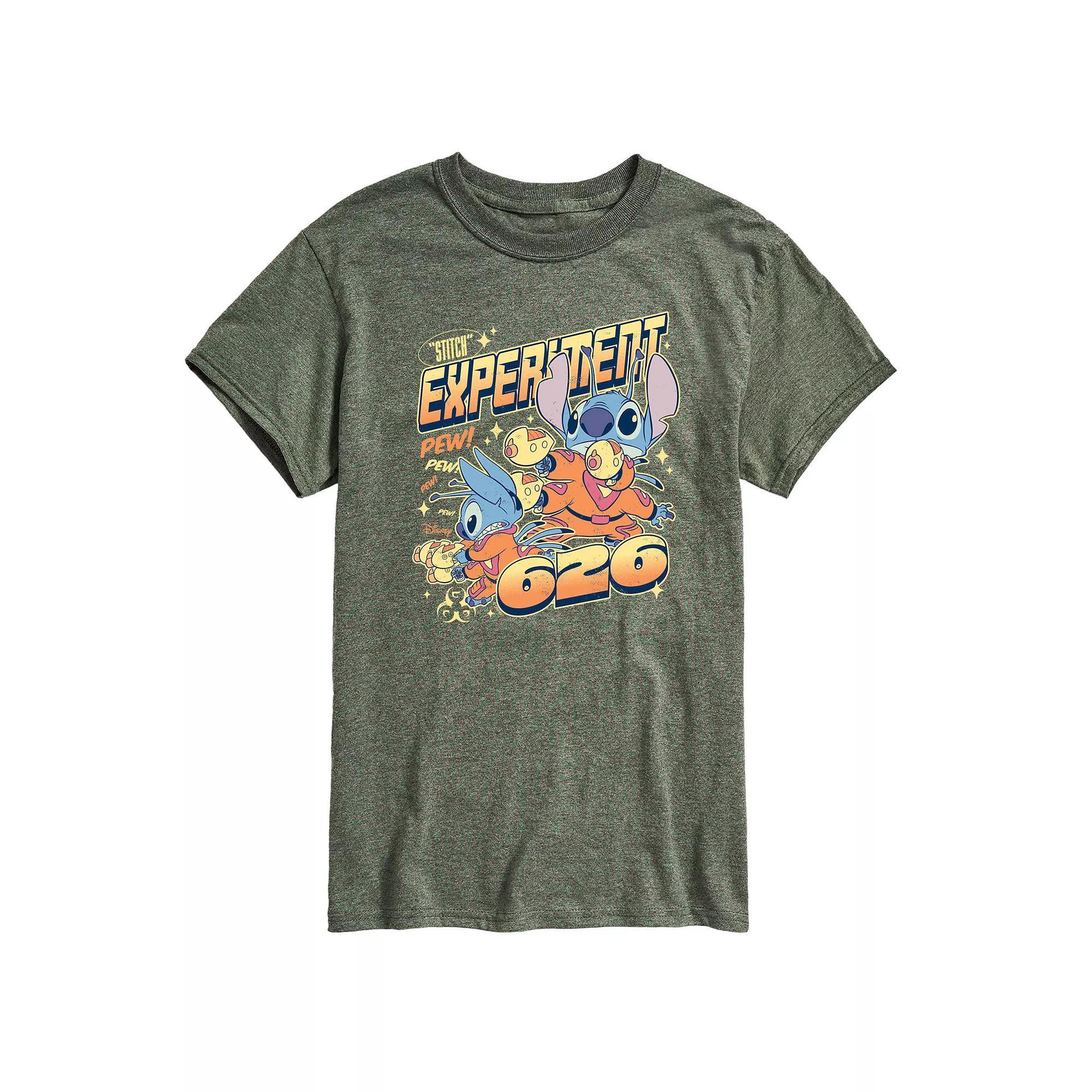 Disney's Lilo & Stitch Men's Experiment 626 Graphic Tee, Size: XL, Grey Gray Product Image