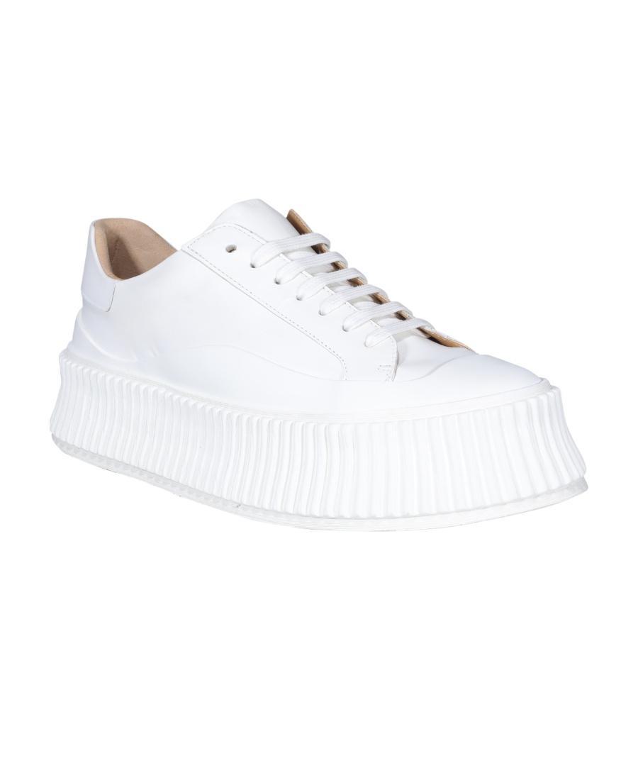 JIL SANDER Chunky Low-top Sneakers In White Product Image
