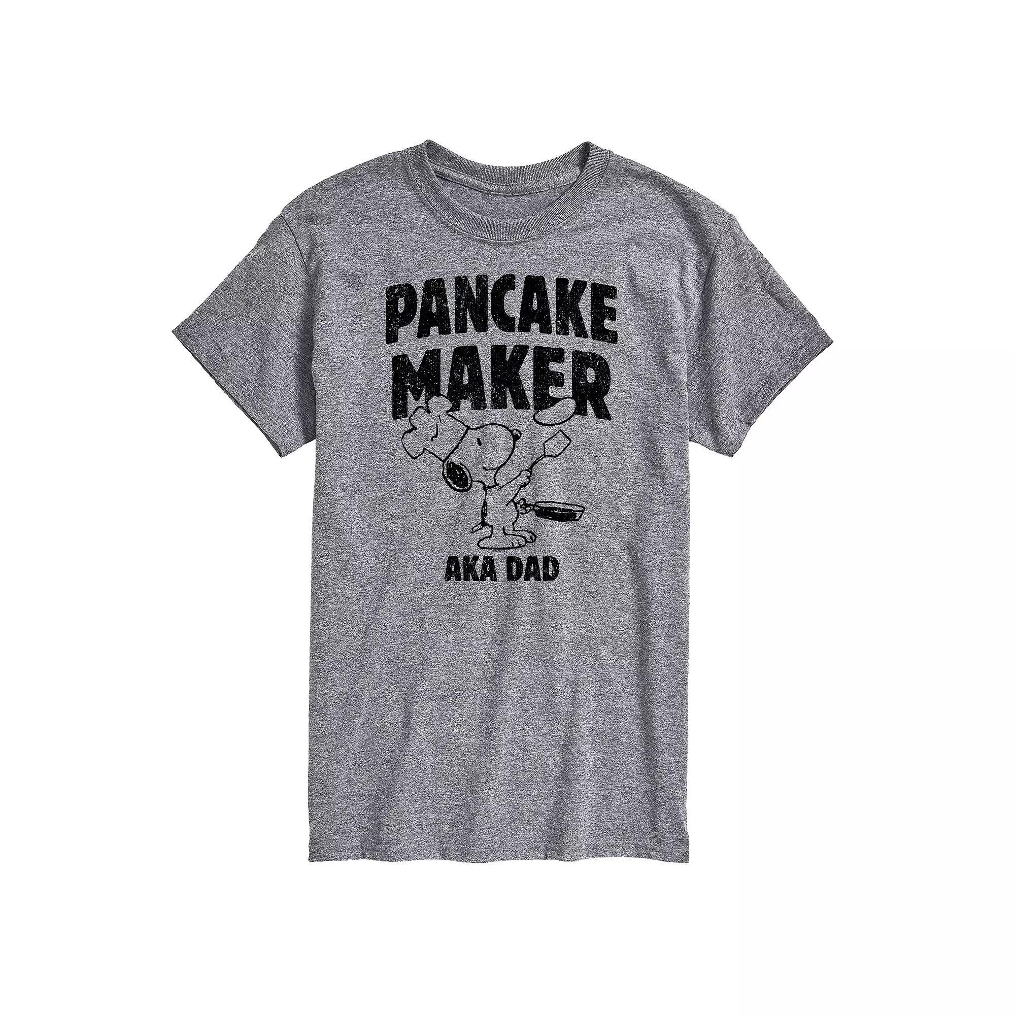 Mens Peanuts Pancake Maker Graphic Tee Product Image