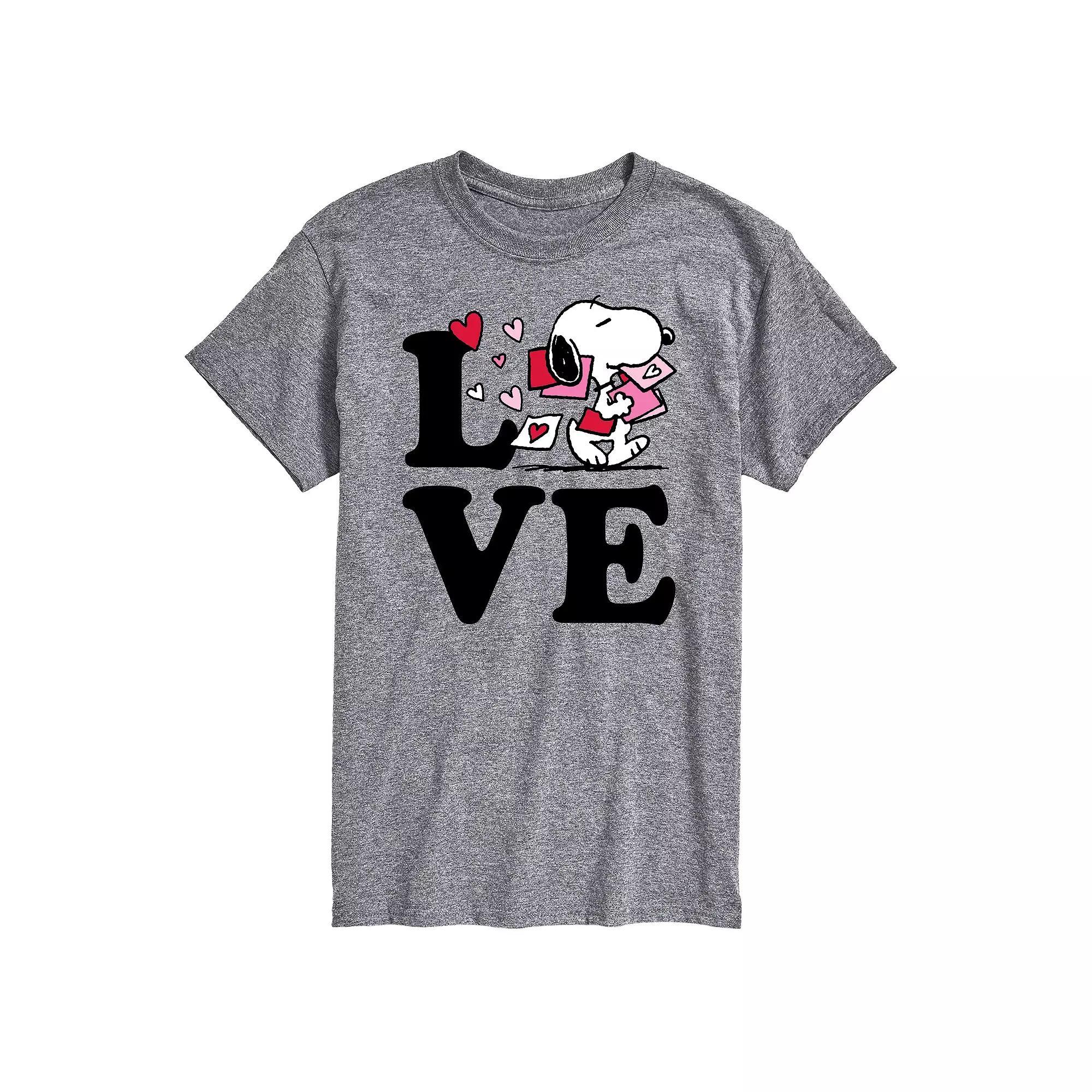 Mens Peanuts Love Snoopy Tee Product Image