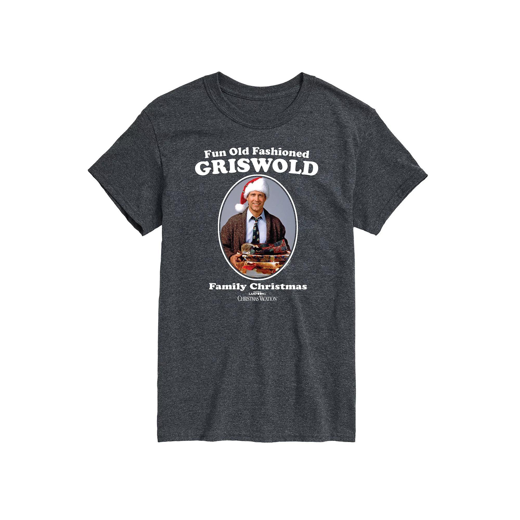 Big & Tall National Lampoons Christmas Vacation Old Fashion Griswold Graphic Tee, Mens Product Image