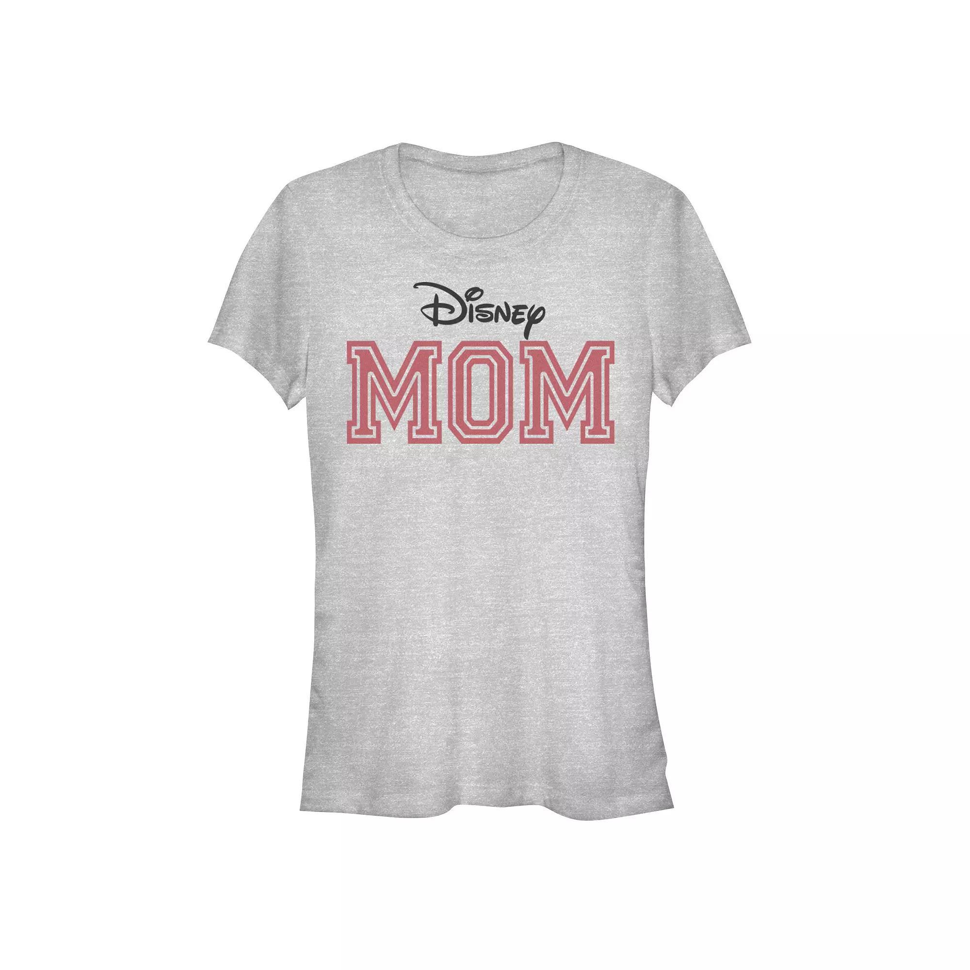 Disney Mom Juniors' Graphic Tee, Women's, Size: XXL, Athletic Grey Product Image