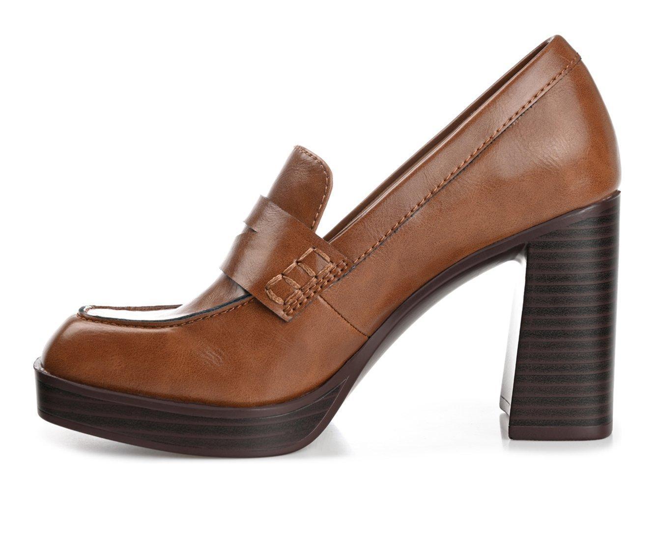Women's Journee Collection Ezzey Block Heel Platform Loafers Product Image