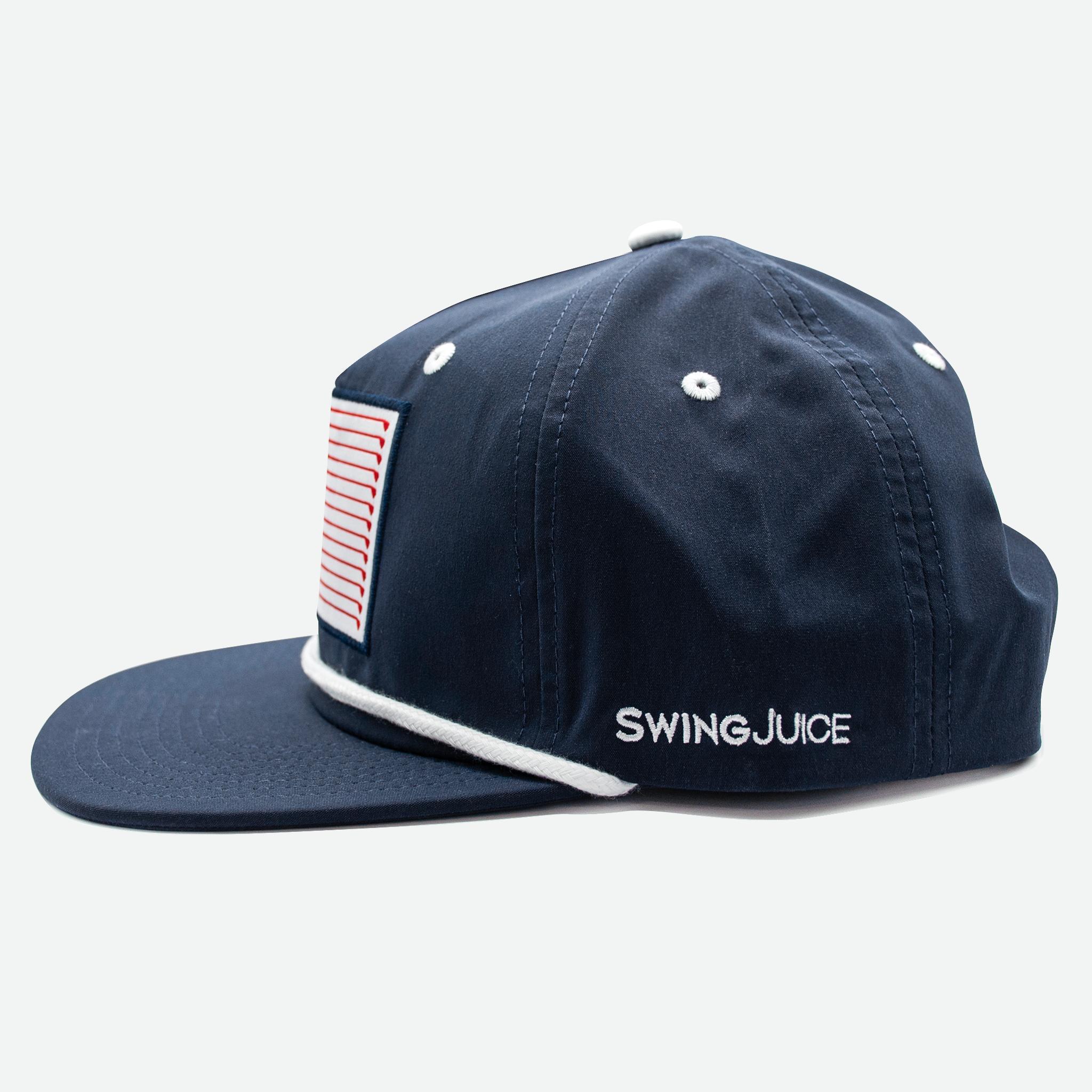 SwingJuice Golf Flag Unisex Active Rope Hat Navy O/S Product Image