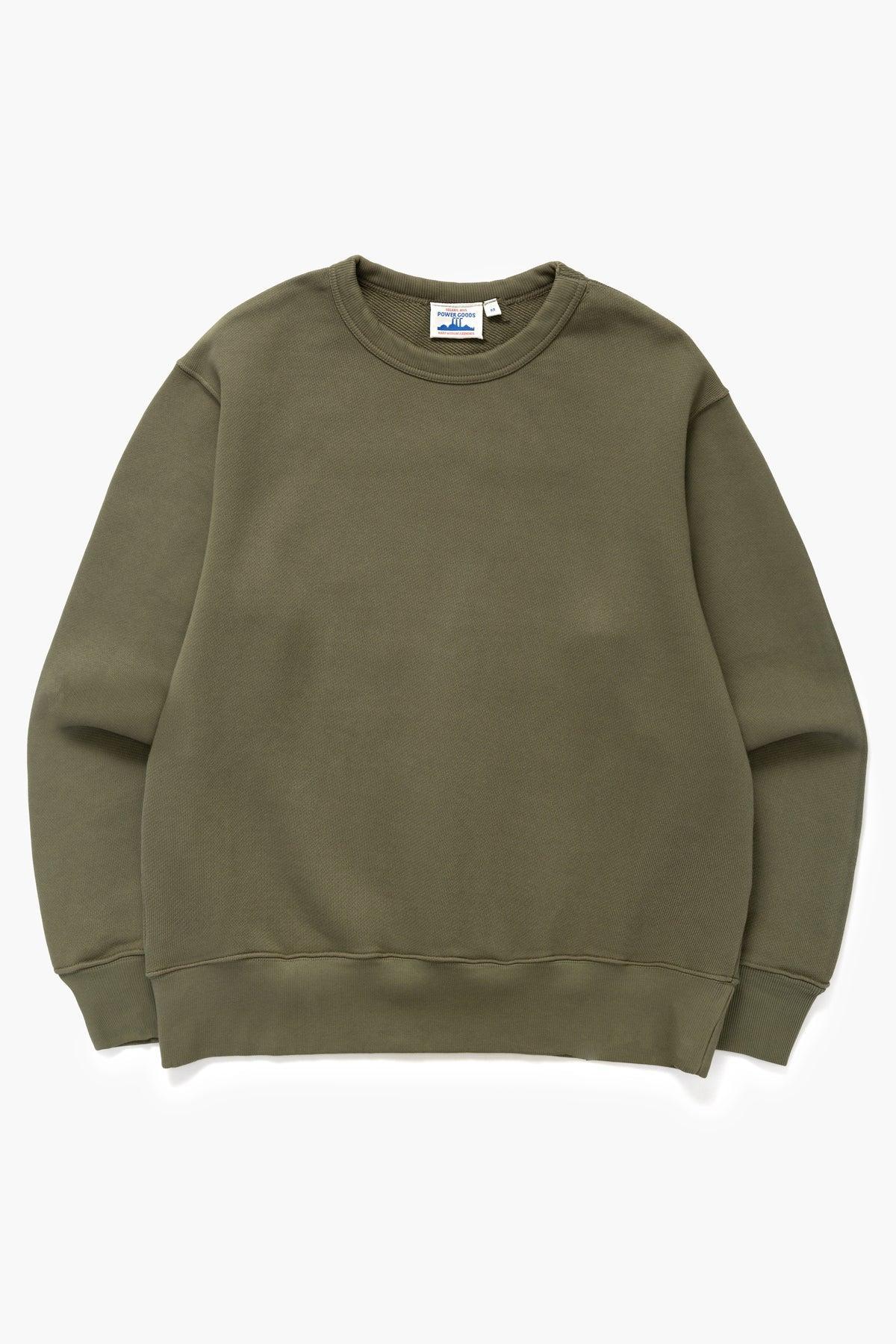 Power Goods - Loopback Crewneck - Washed Black Product Image
