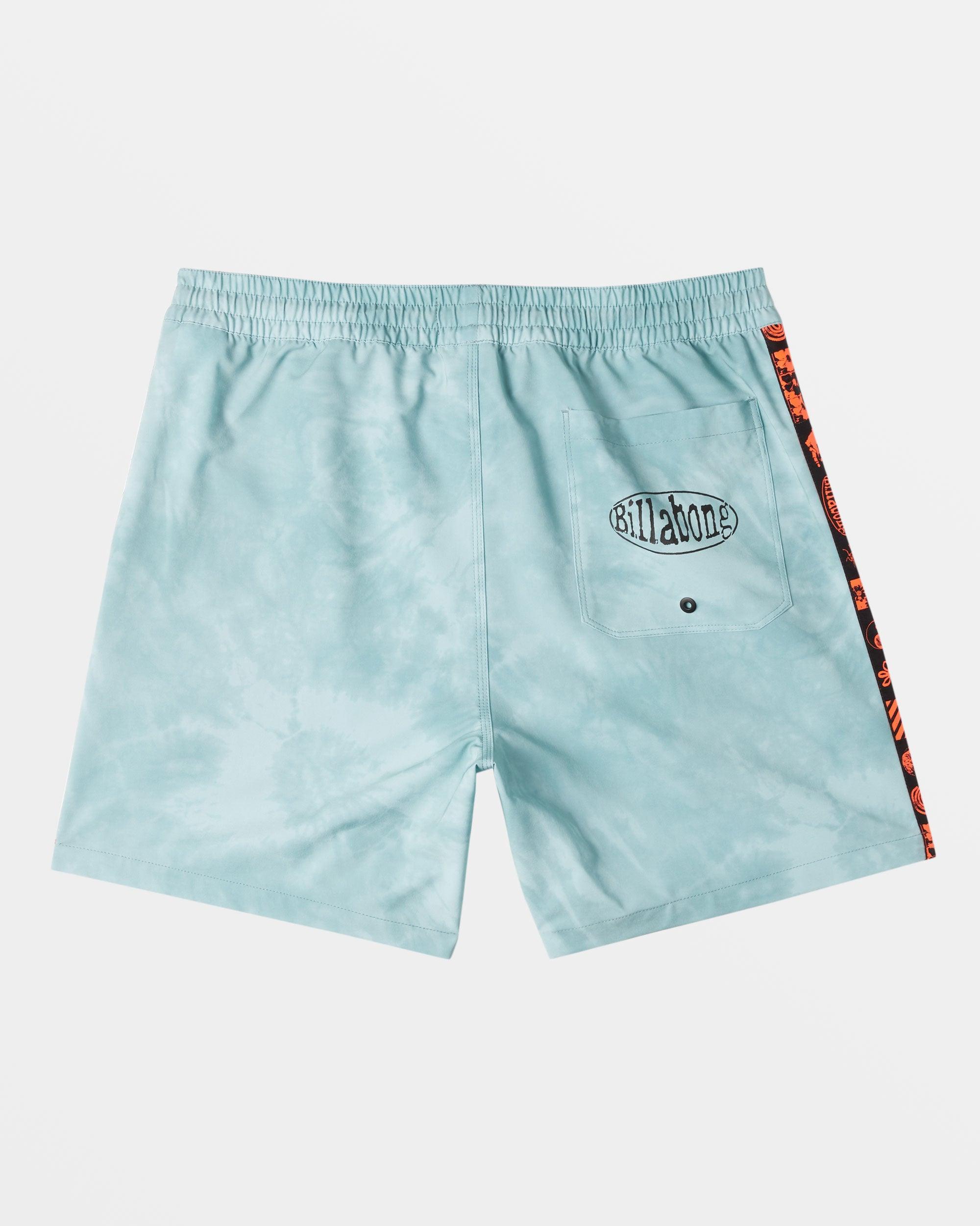 D Bah Layback 17" Swim Trunks - Dusty Teal Male Product Image