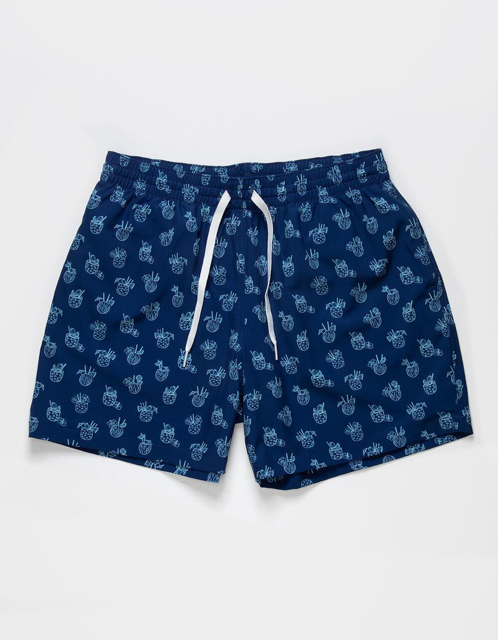 CHUBBIES Classic Mens 5.5'' Volley Shorts - BLUE Product Image