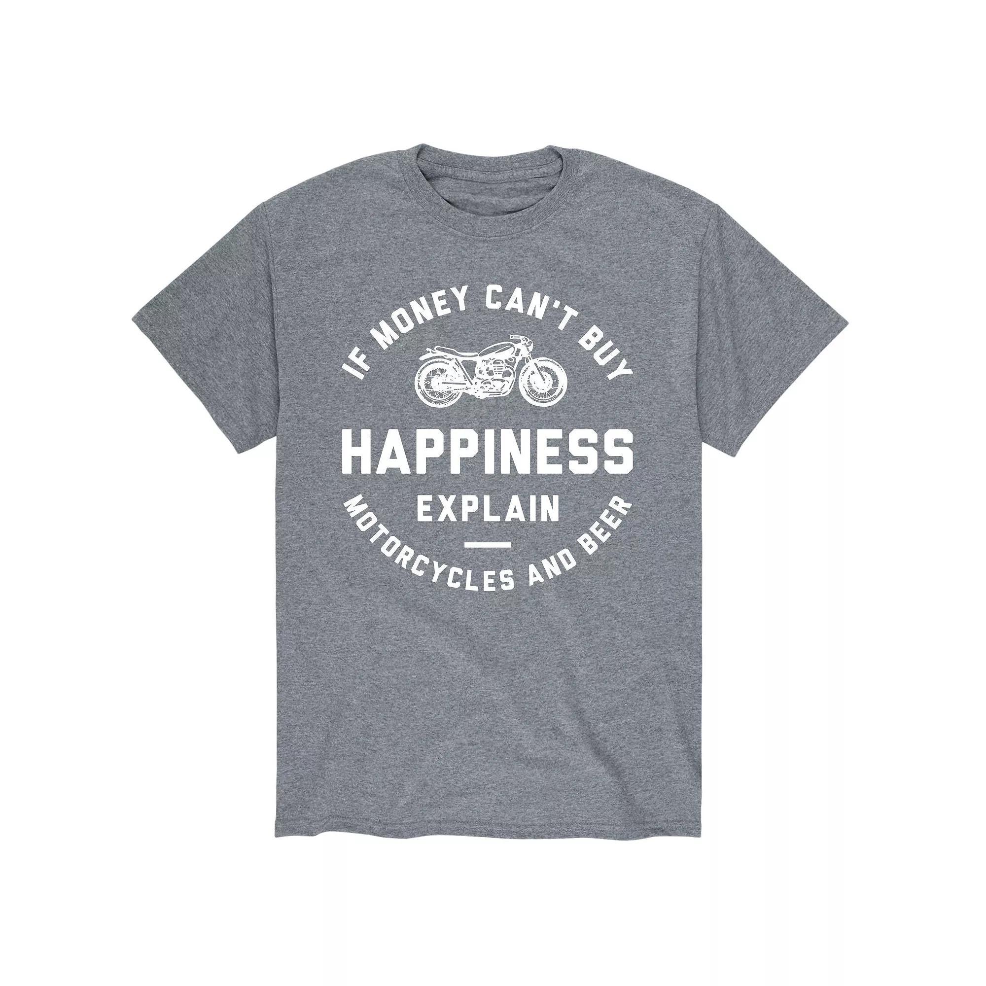 Mens Motorcycle And Beer Tee Product Image