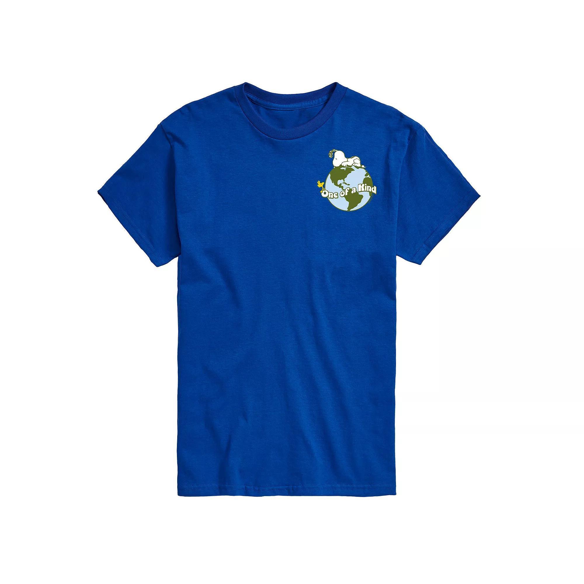 Men's Peanuts One Of A Kind Tee, Size: Medium, Blue Product Image