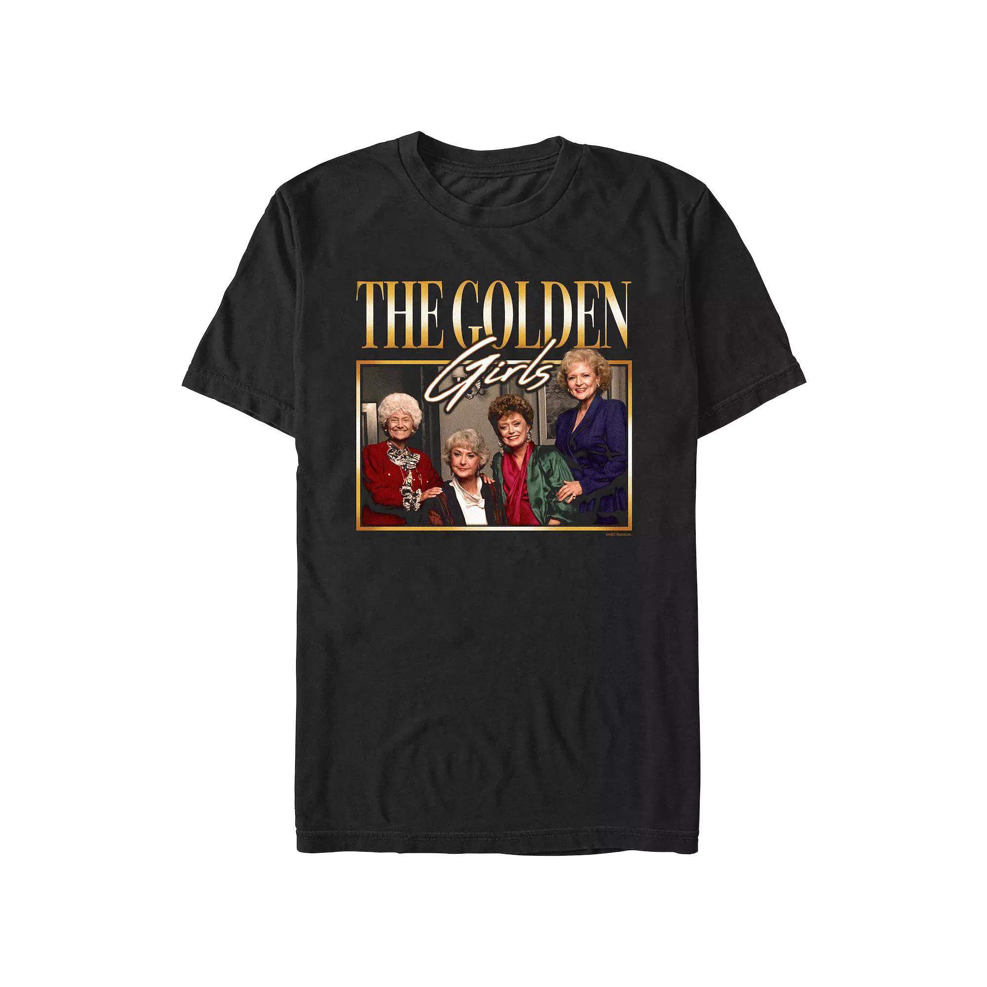 Men's The Golden Girls Portrait Graphic Tee, Size: Medium, Black Product Image