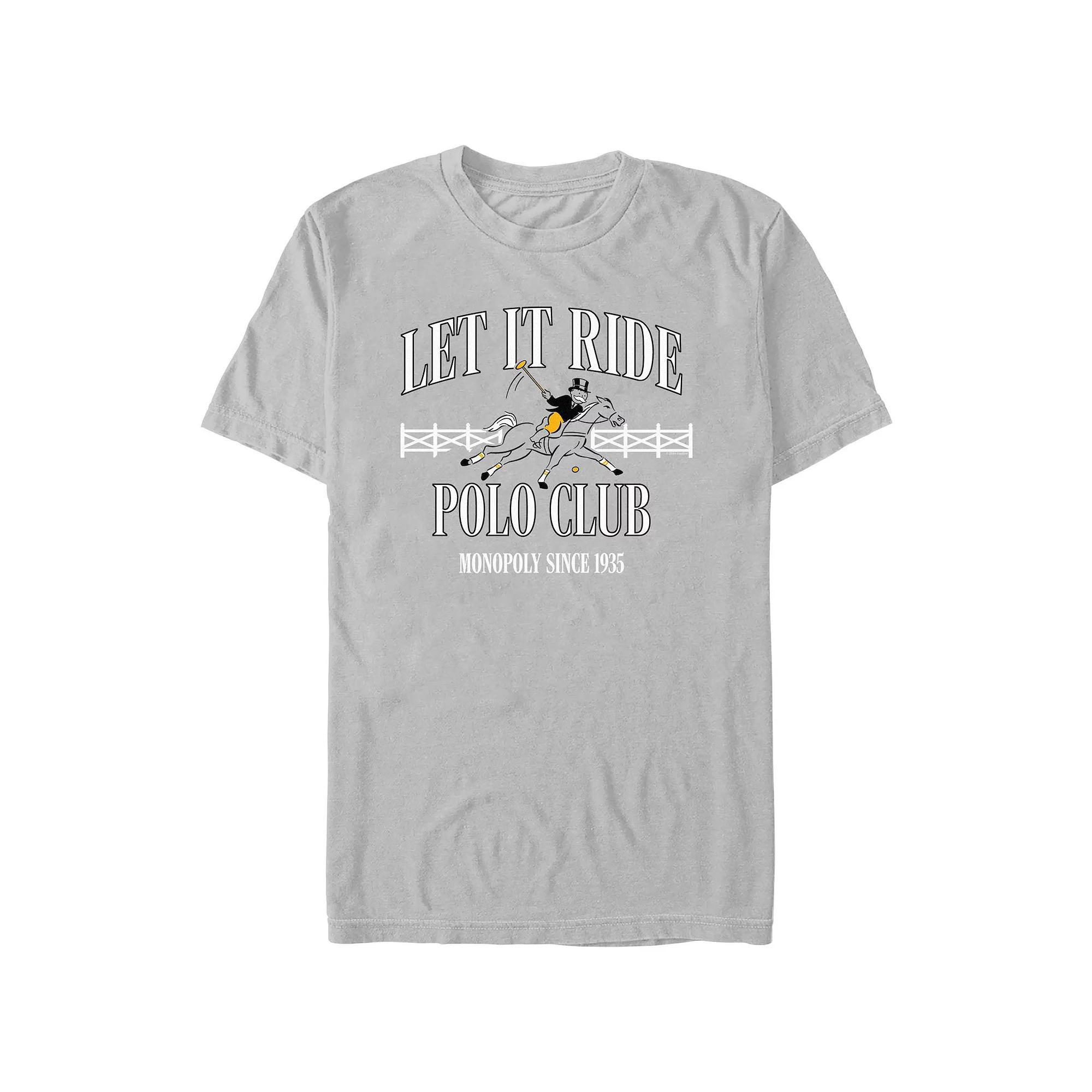 Mens Monopoly Let It Ride Polo Club Graphic Tee Product Image