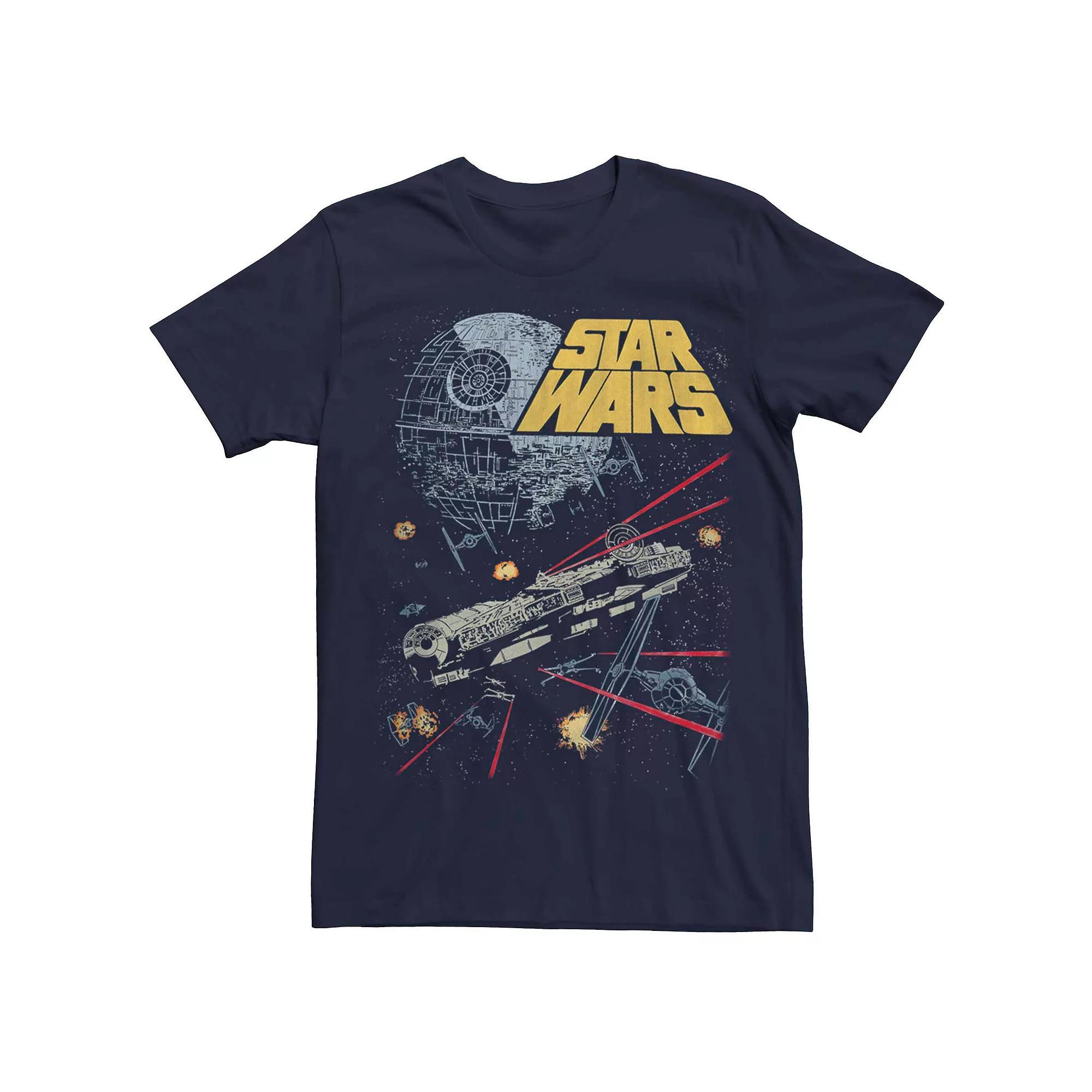 Mens Star Wars Millenium Falcon Graphic Tee Product Image