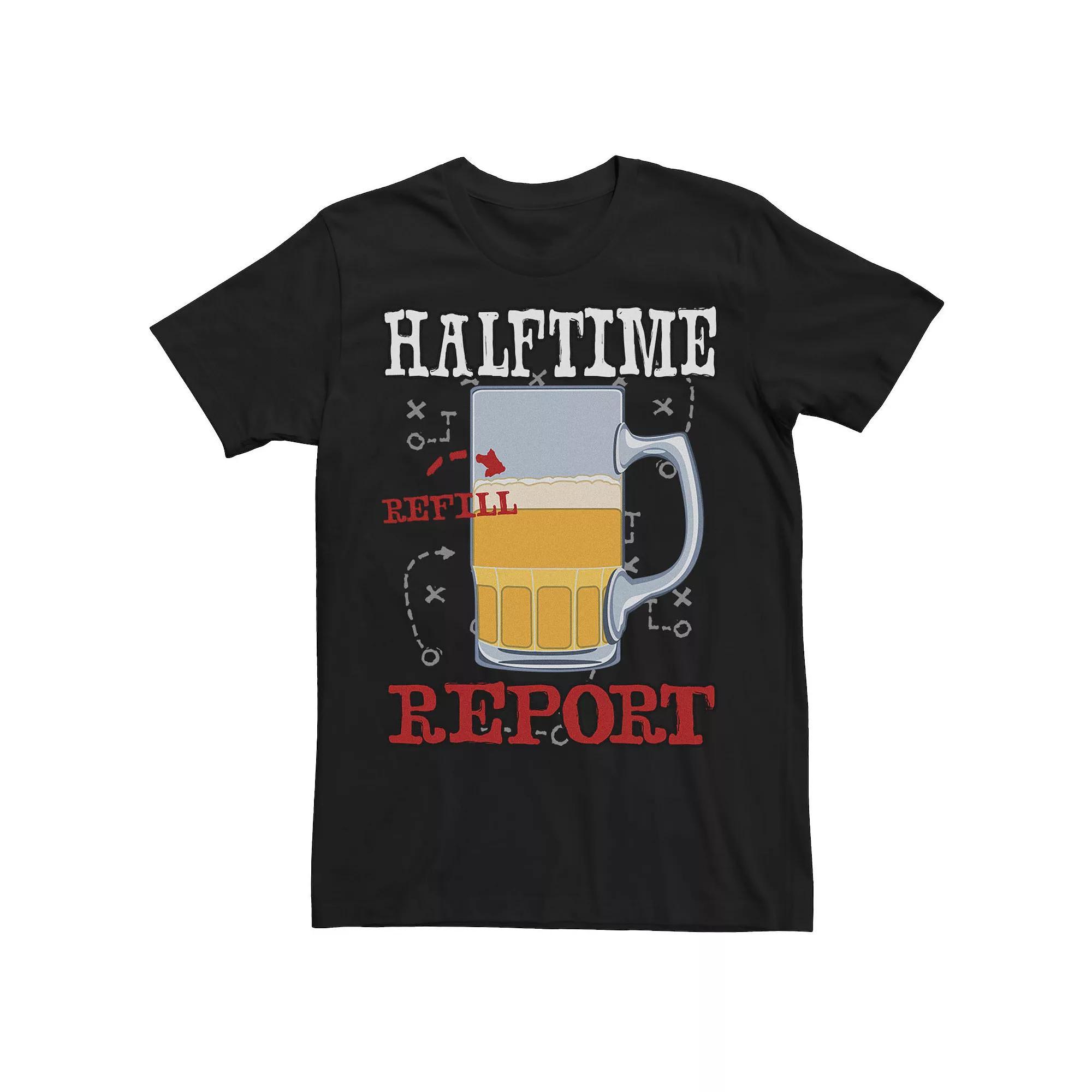 Men's Halftime Report Tee, Size: XXL, Black Product Image