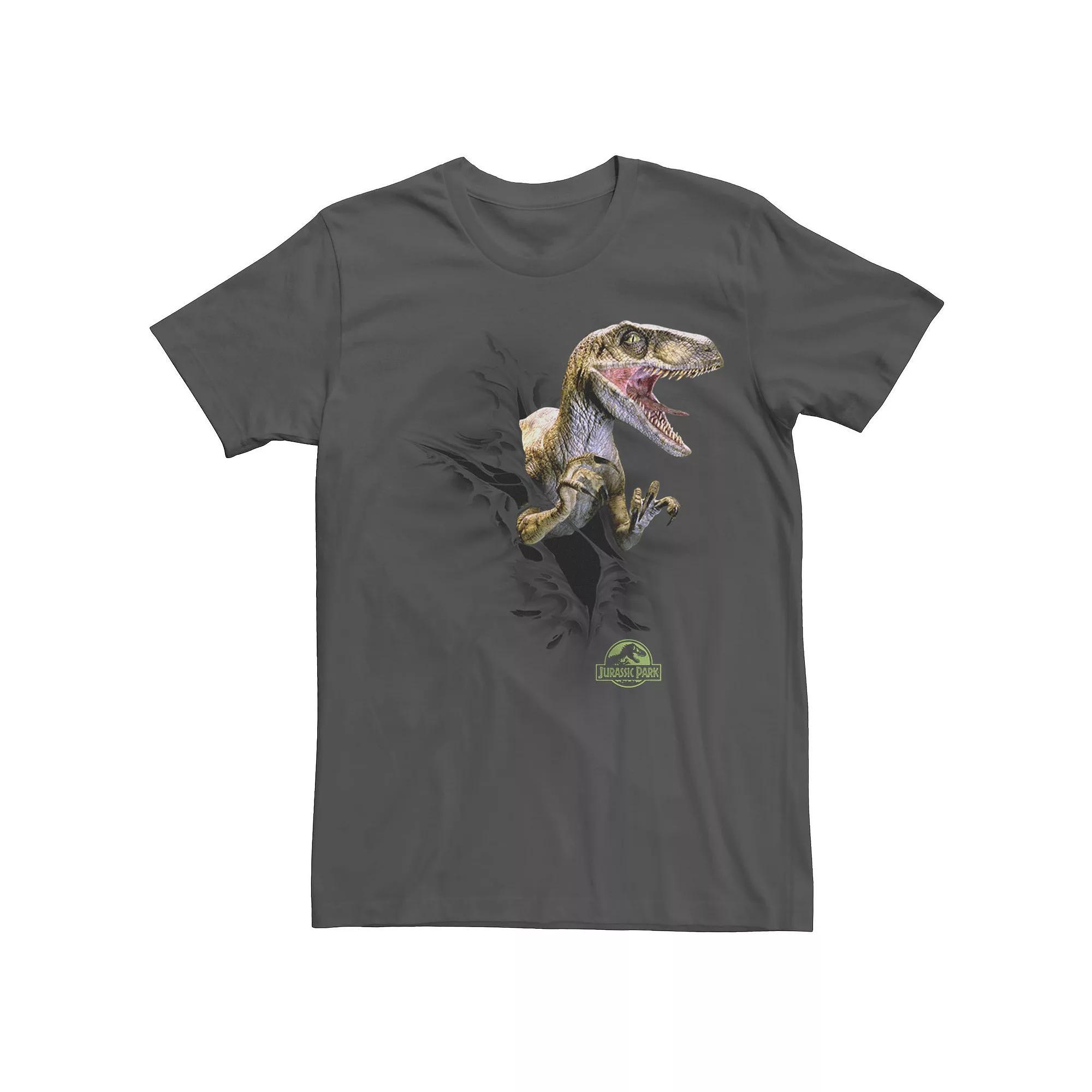 Men's Jurassic World Blue Raptor Splatter Tee, Size: Small, Royal Product Image