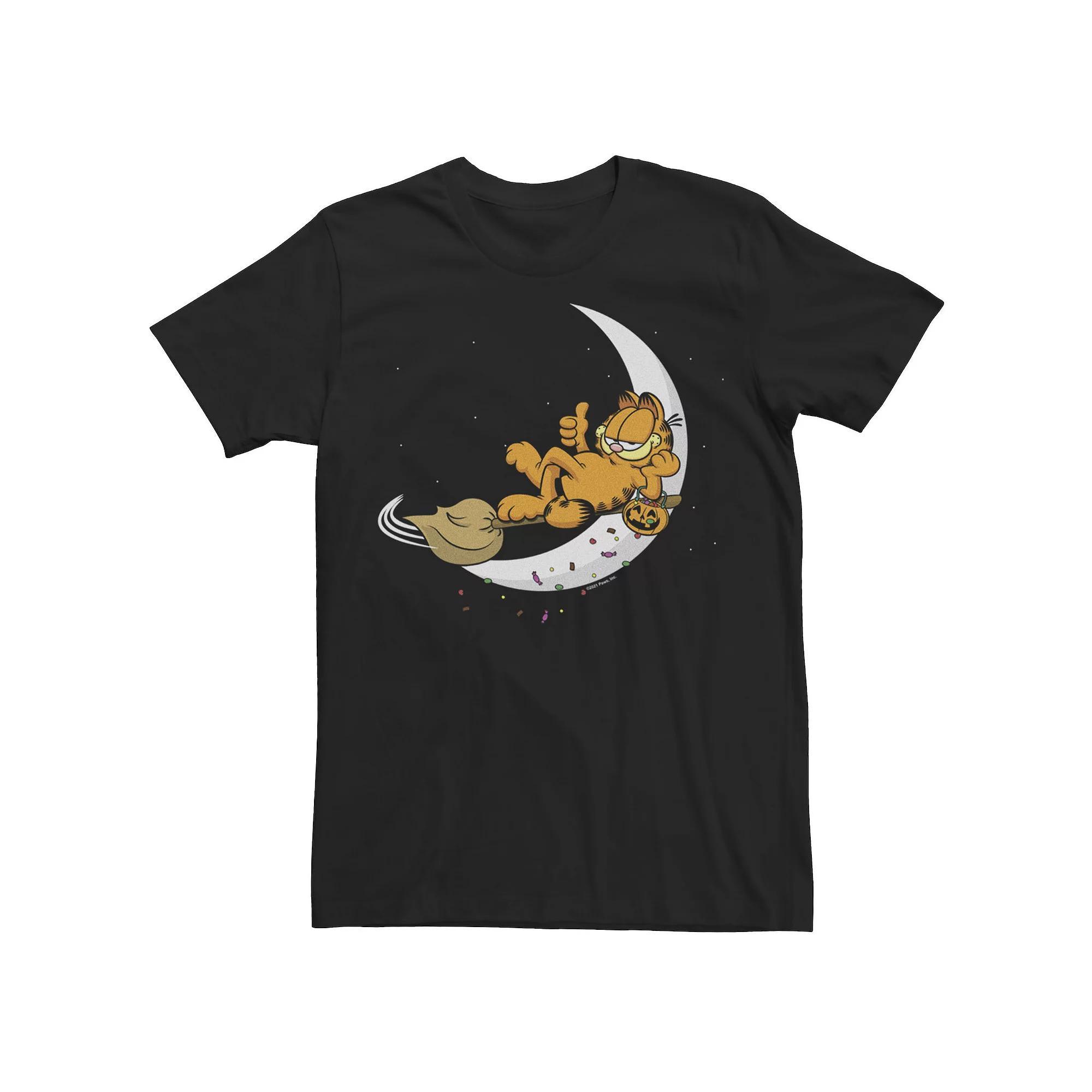 Men's Garfield Halloween Night Success Tee, Size: XL, Black Product Image