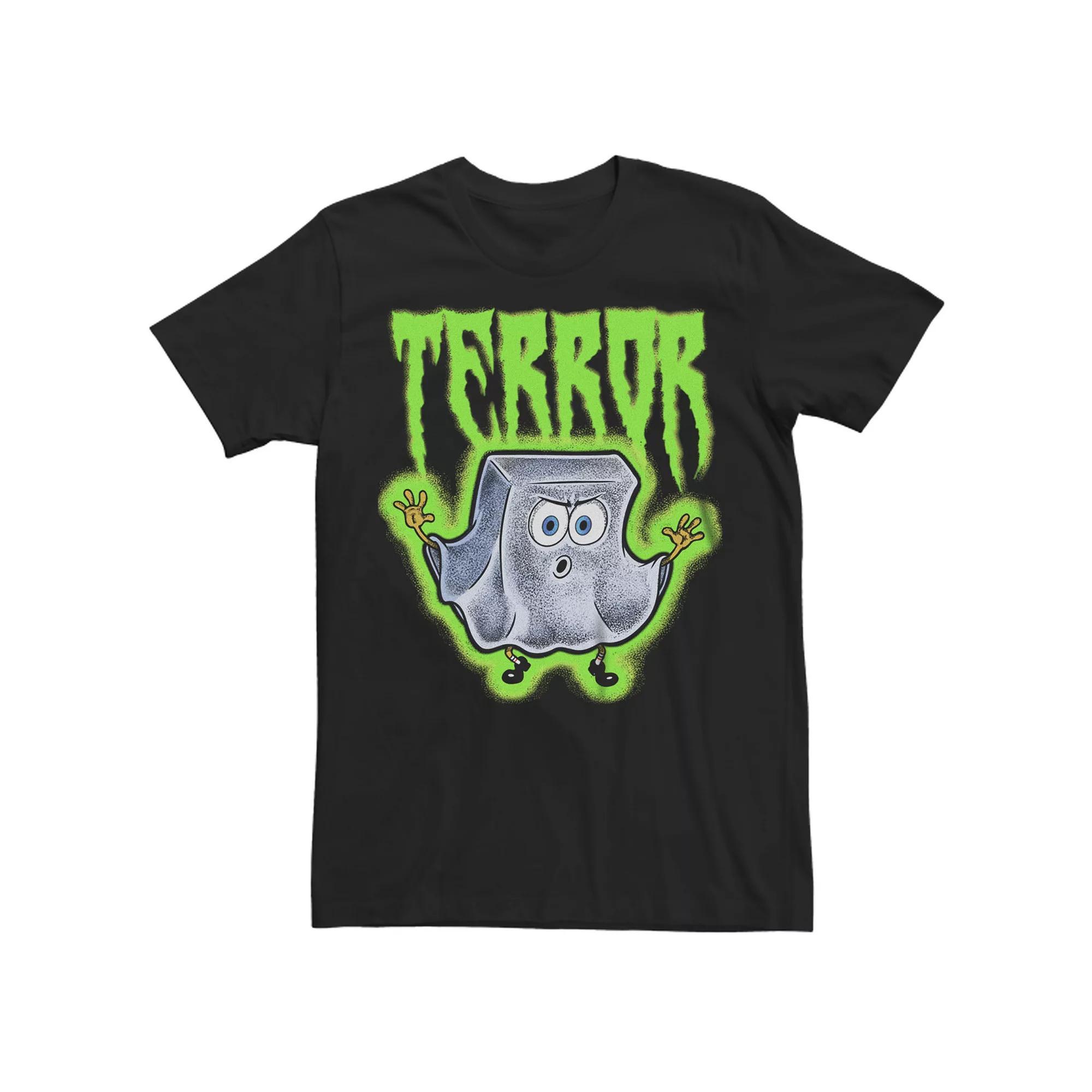 Men's Nickelodeon SpongeBob SquarePants Halloween Terror Ghost Costume Graphic Tee, Size: XXL, Black Product Image