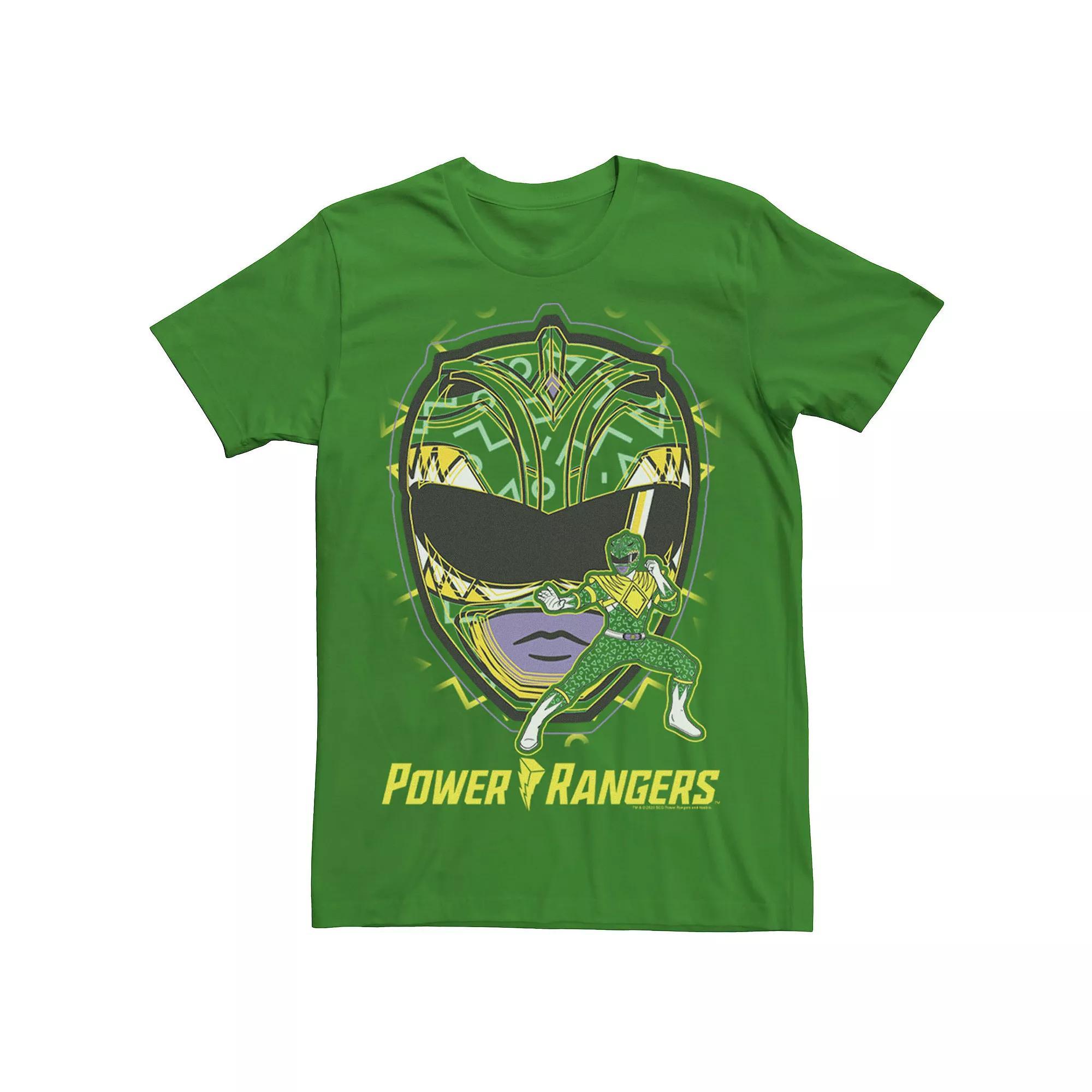Men's Power Rangers Green Ranger Hero Tee, Size: Small, Kelly Product Image