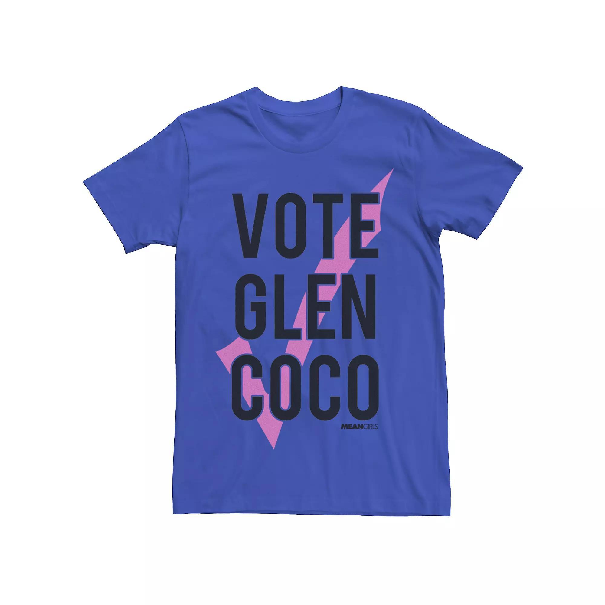 Men's Mean Girls Vote Glen Coco Tee, Size: Small, Royal Product Image