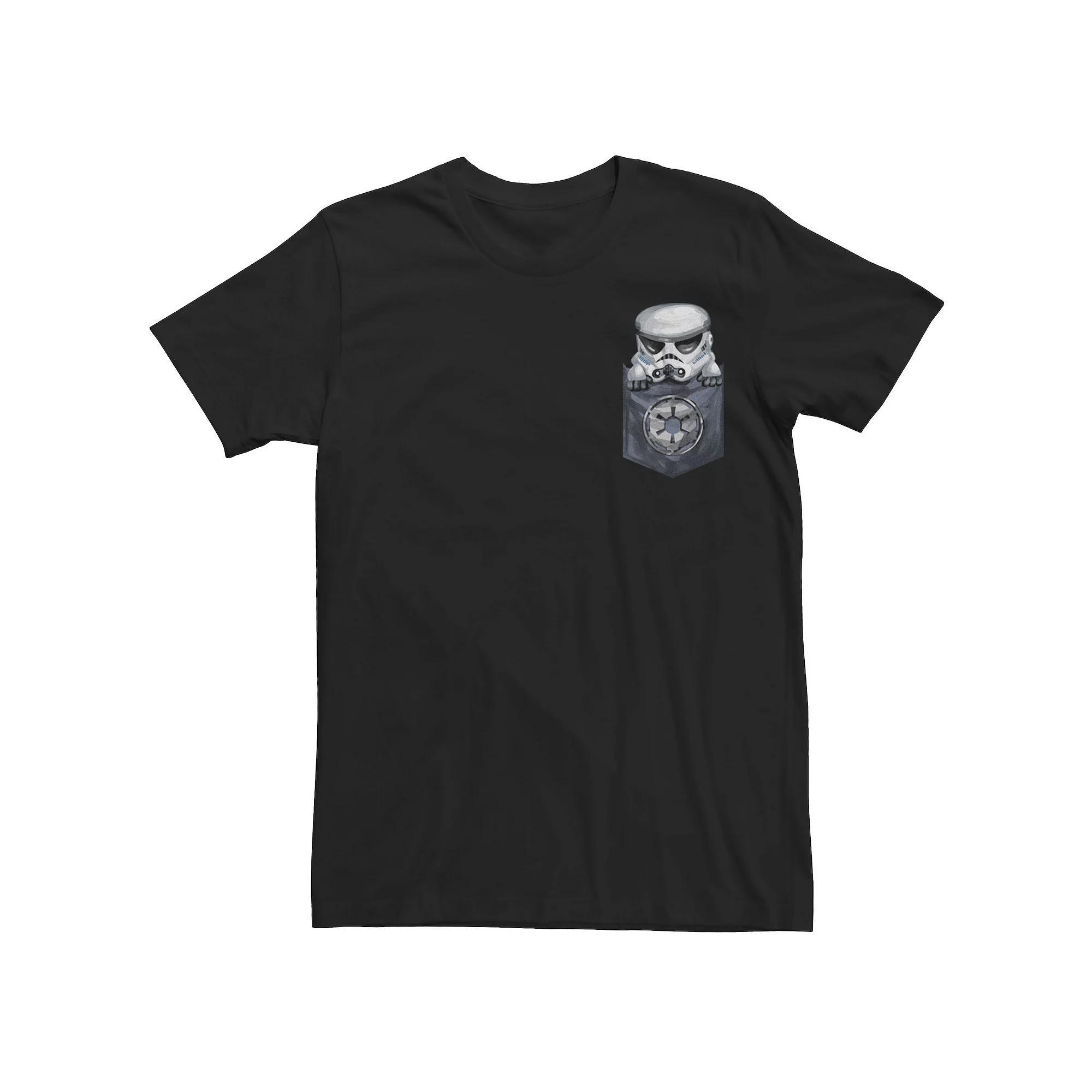 Men's Star Wars Trooper In Pocket Symbol Graphic Tee, Size: XXL, Black Product Image