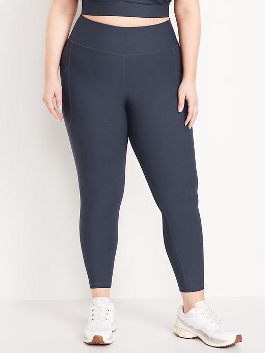 High-Waisted PowerSoft Rib Leggings Product Image