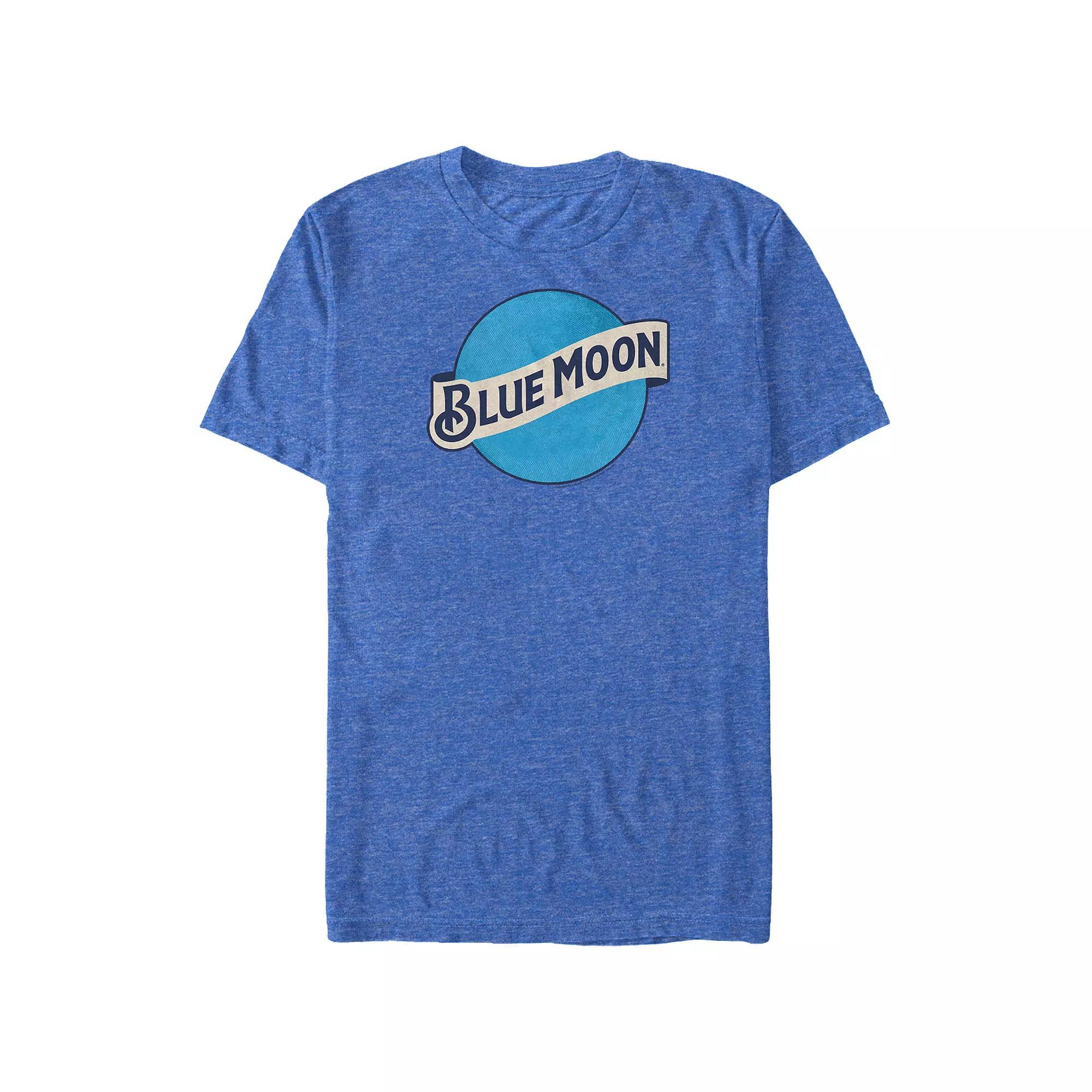 Big & Tall Blue Moon Stamp Graphic Tee, Men's, Size: Large Tall, Royal Grey Product Image